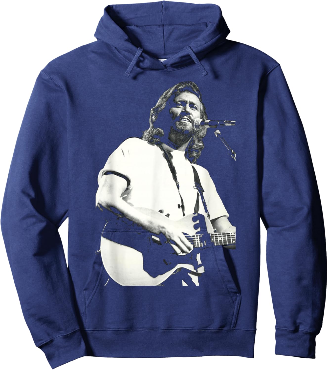 Barry Gibb Bee Gees One for All World Tour 1989 Hoodie - Hoodie | Navy
