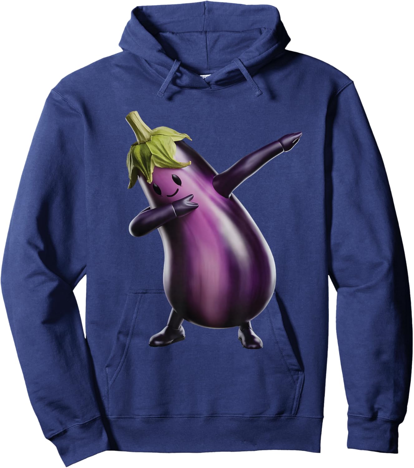 Eggplant Dabbing Hoodie - Hoodie | Navy