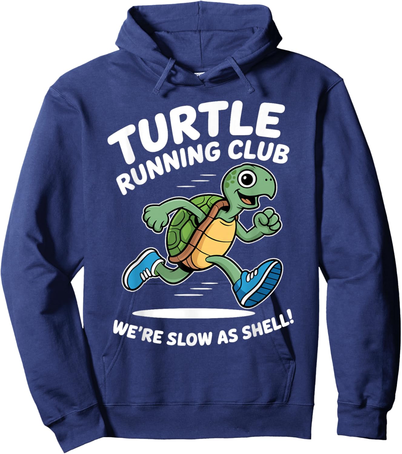 Turtle Running Club Funny Turtle Lovers Hoodie - Hoodie | Navy