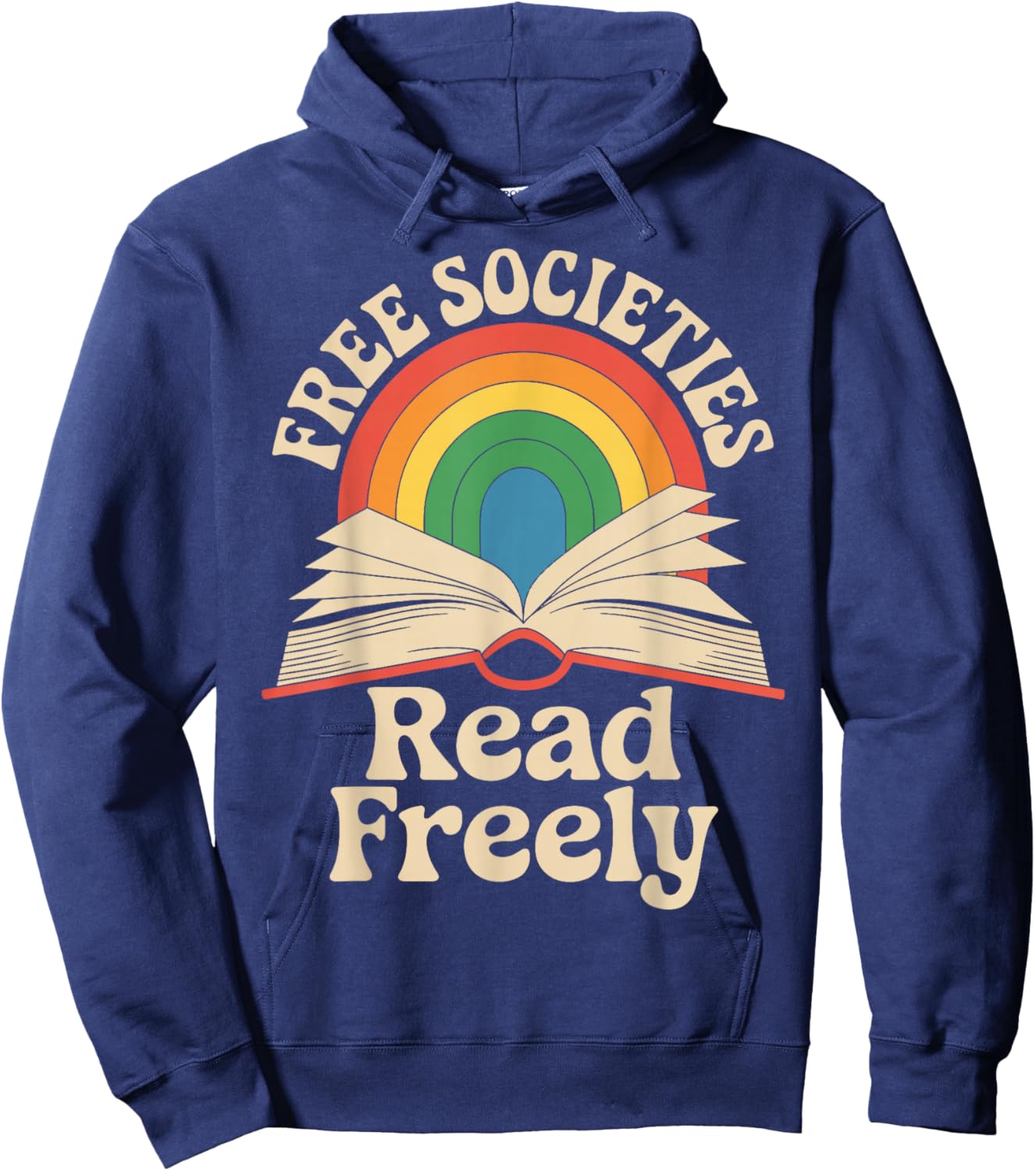 Free Societies Read Freely Hoodie - Hoodie | Navy