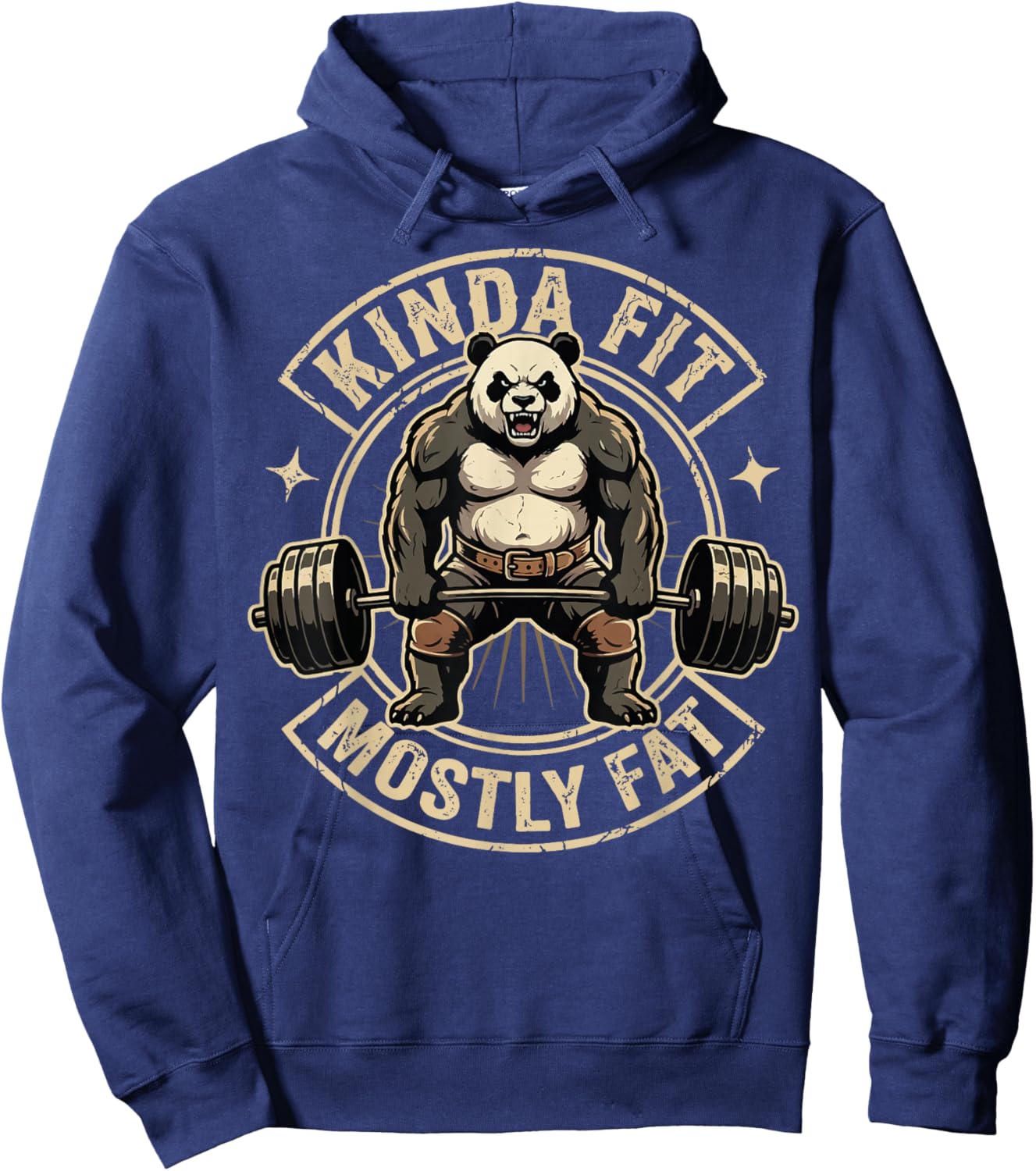 Kinda Fit Mostly Fat Hoodie - Hoodie | Navy
