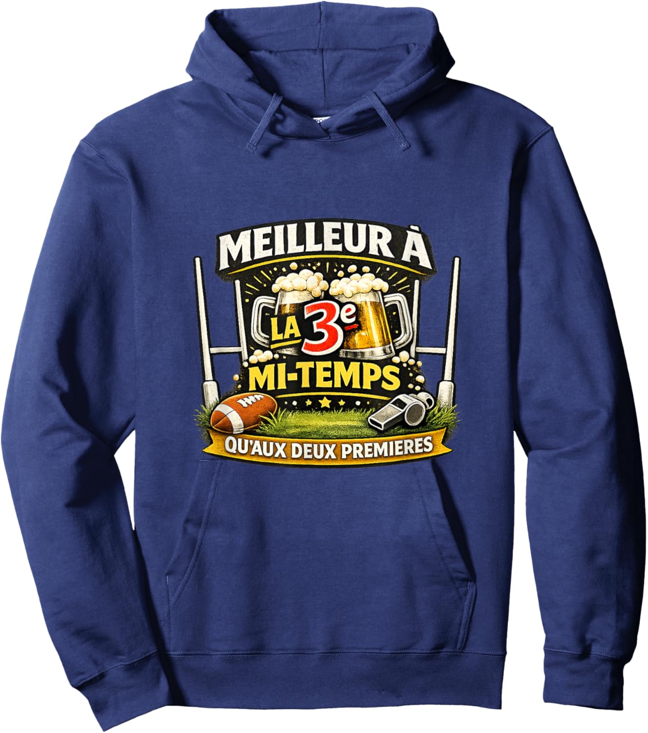 3rd Half - Rugby - Match Hoodie - Hoodie | Navy