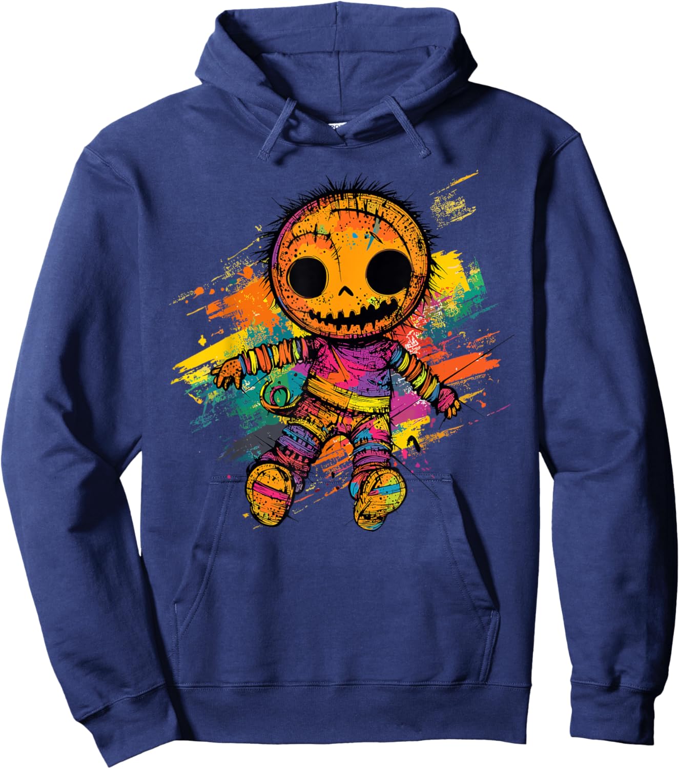 Voodoo Doll Creepy Cute Halloween Hoodie - Hoodie | Navy