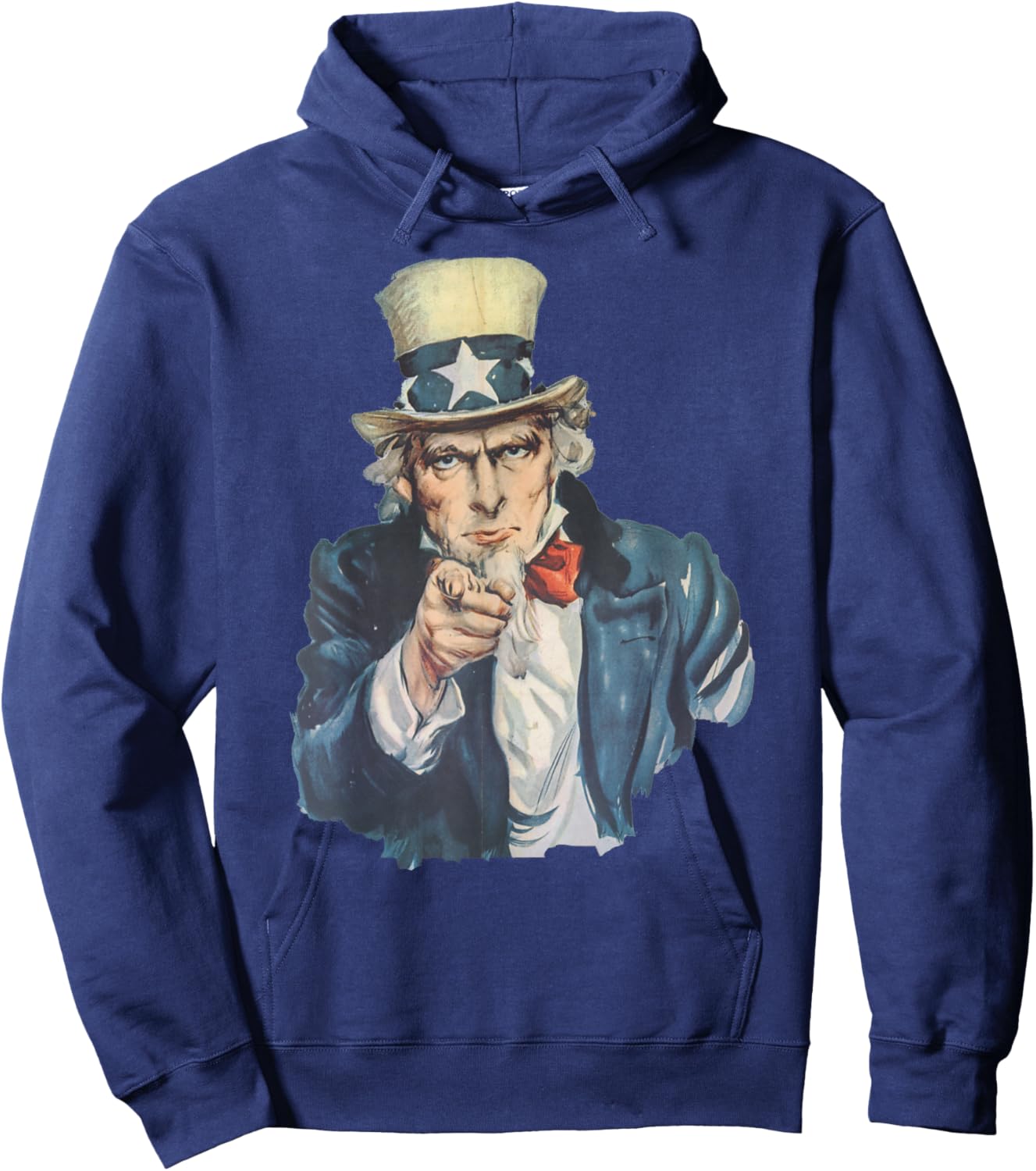 Uncle Sam USA Pride Iconic American Design Hoodie - Hoodie | Navy