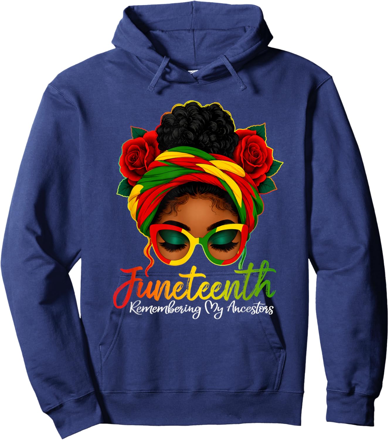 Black Women Hoodie - Hoodie | Navy