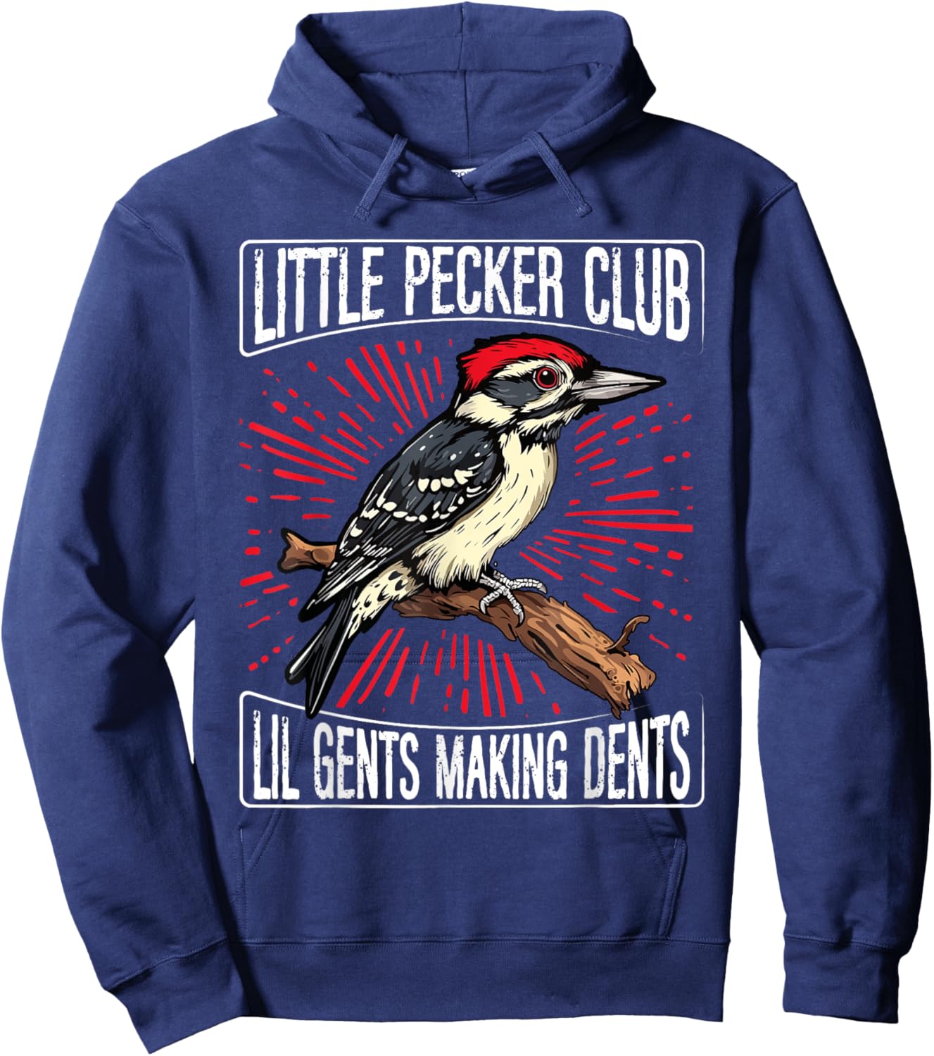 Little Pecker Club Lil Gents Making Dents Hoodie - Hoodie | Navy