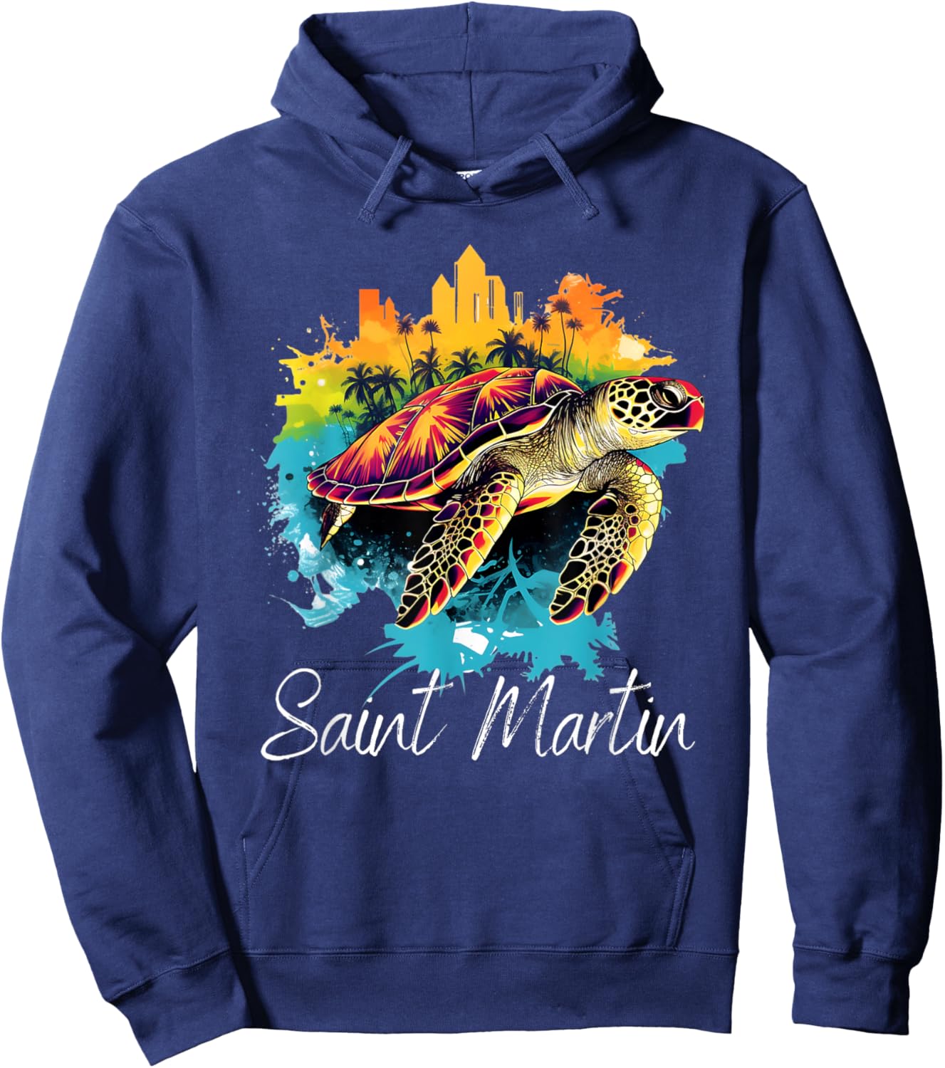 Saint Martin Island Hoodie - Hoodie | Navy