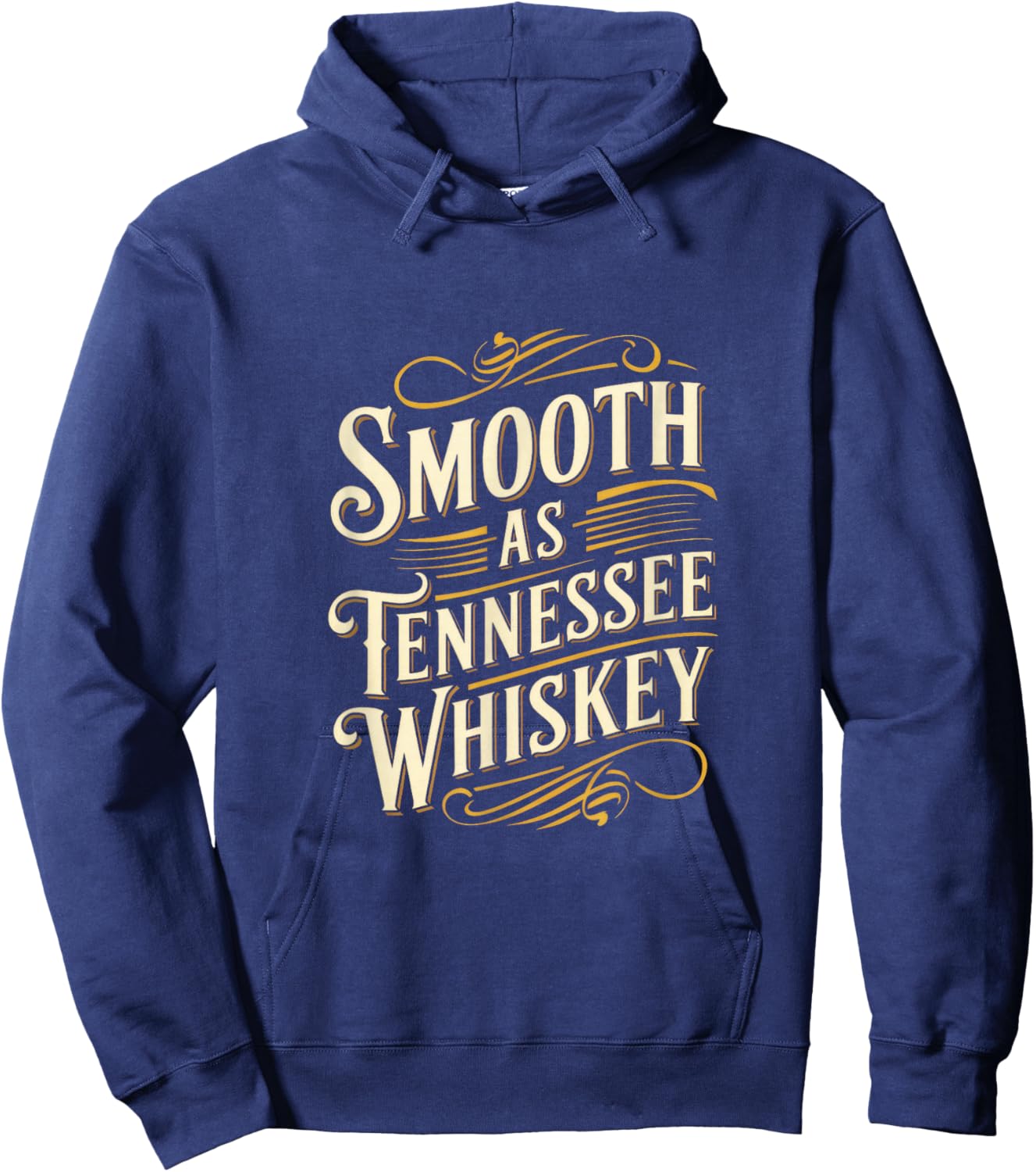 Smooth As Tennessee Whiskey - Country Whiskey Hoodie - Hoodie | Navy
