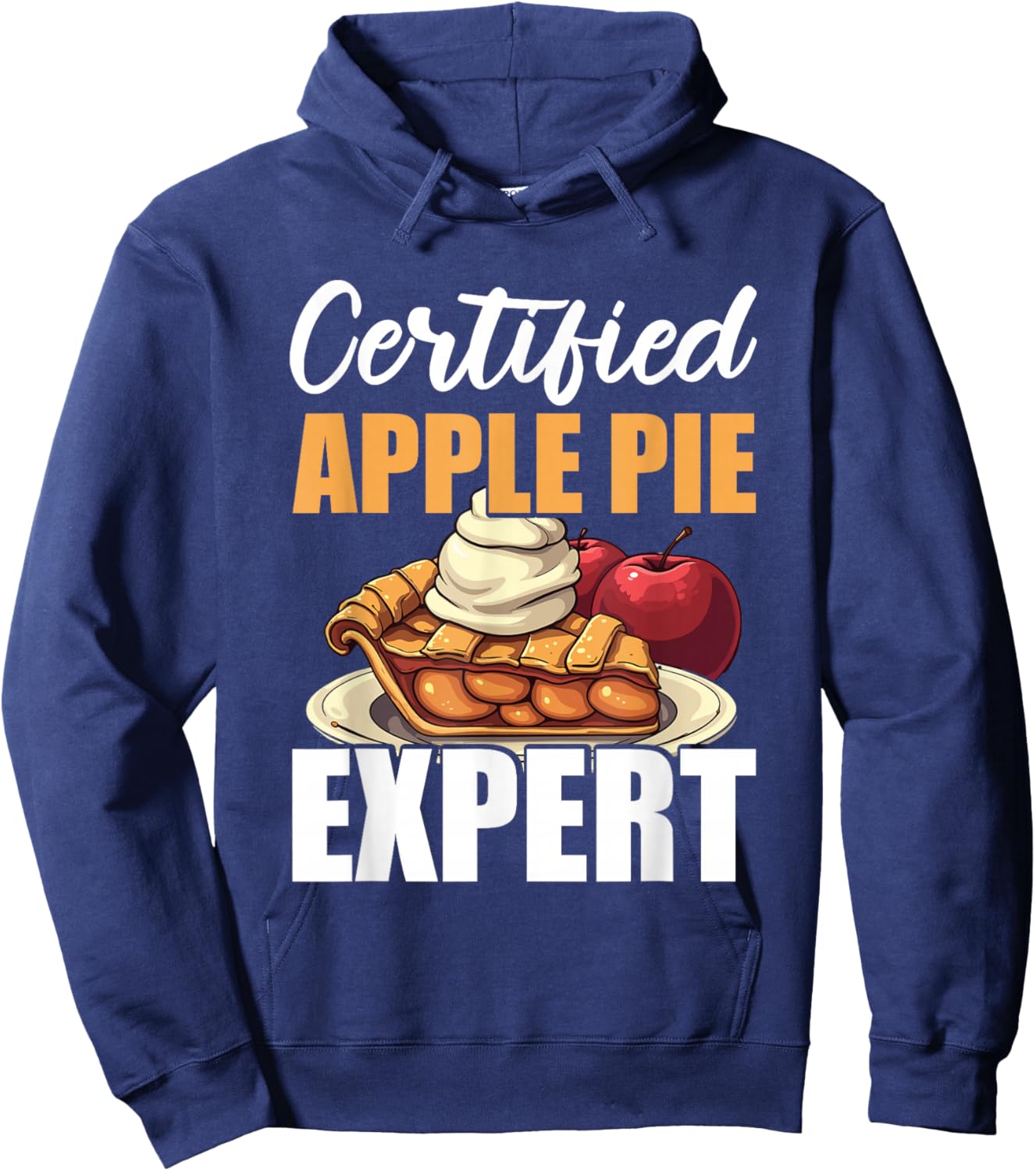 Apple Pie Food Hoodie - Hoodie | Navy