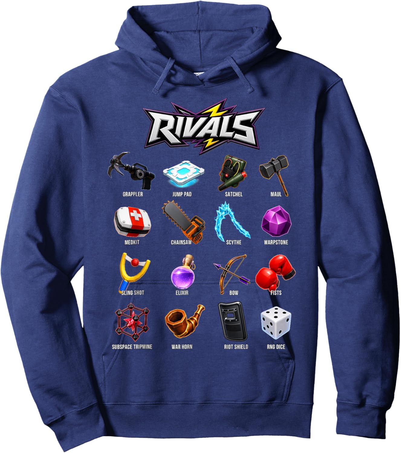 Rivals Showdown Squad Game Fun Meme Hoodie - Hoodie | Navy