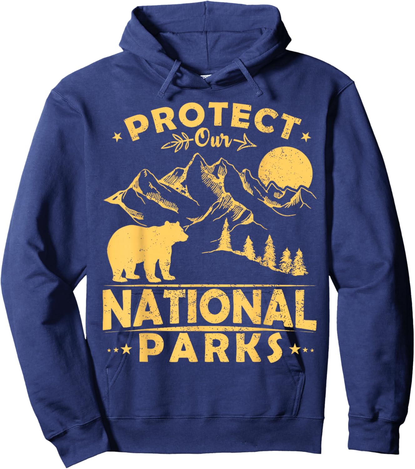 Protect Our National Parks Camping Hiking Hoodie - Hoodie | Navy