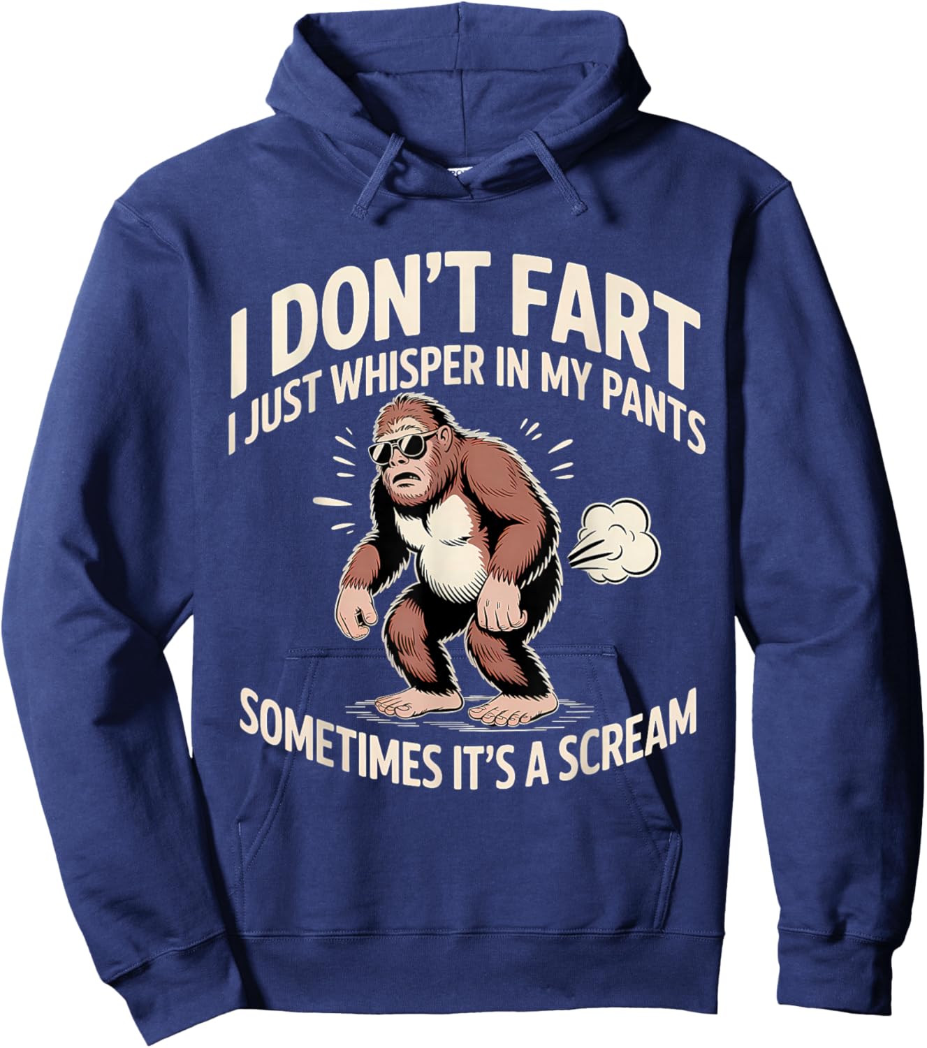 I Don't Fart I Just Whisper in My Pants Hoodie - Hoodie | Navy