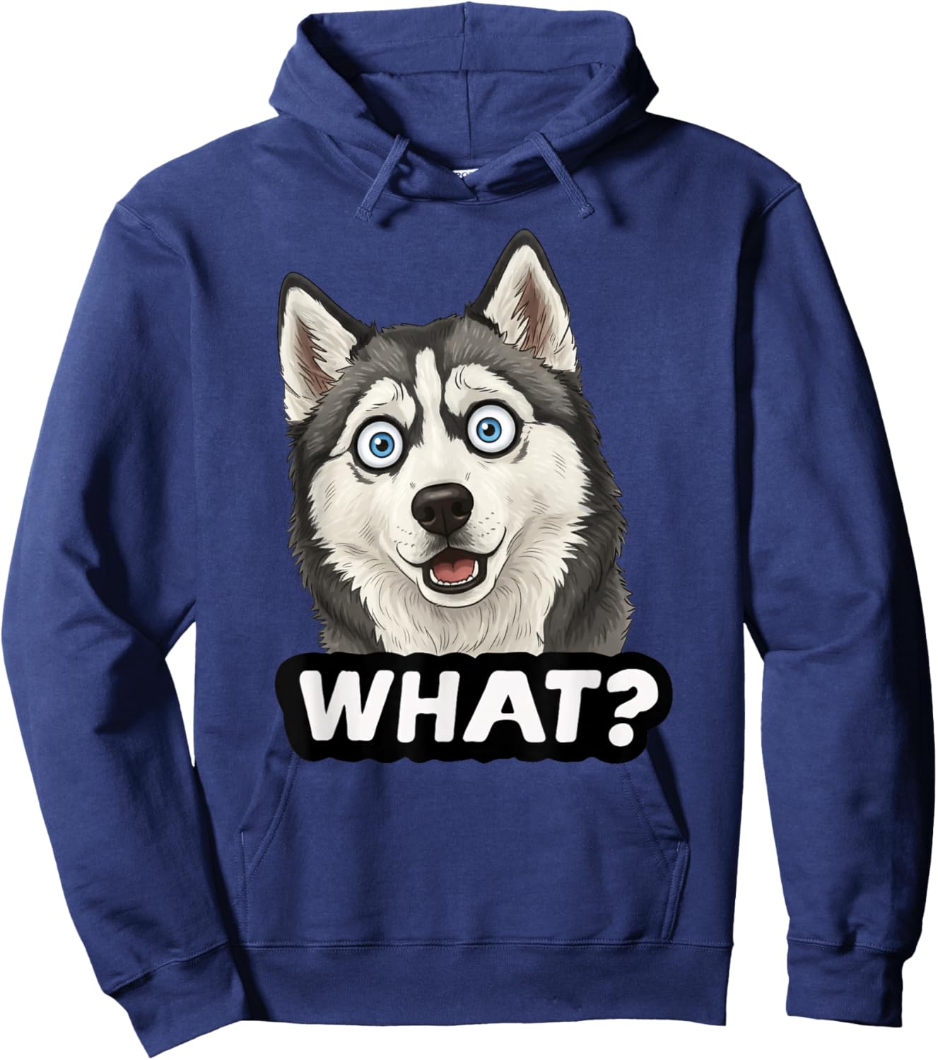 Funny Husky Dog What Mom Dad Kids Hoodie - Hoodie | Navy
