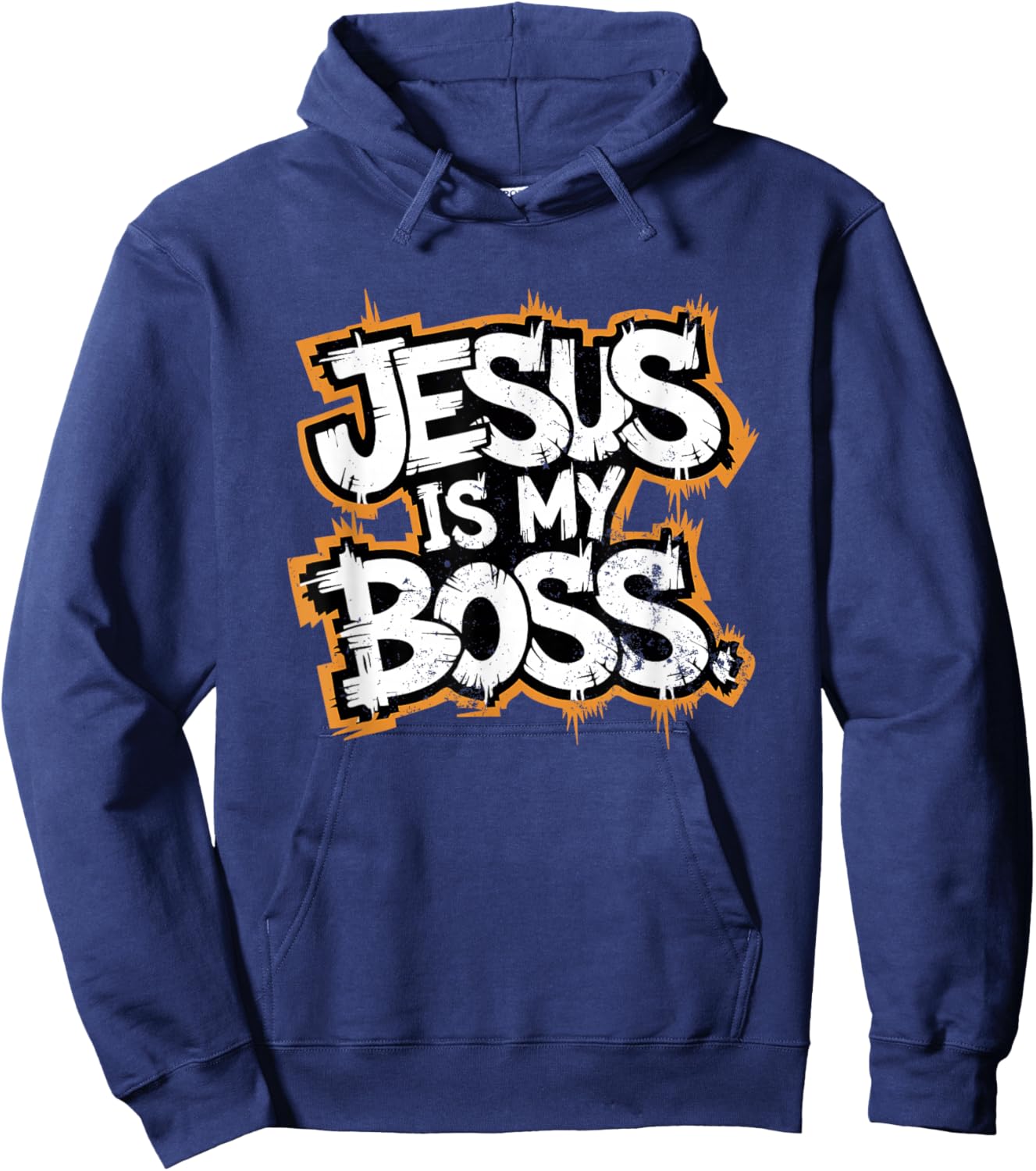 Jesus Is My Boss Hoodie - Hoodie | Navy