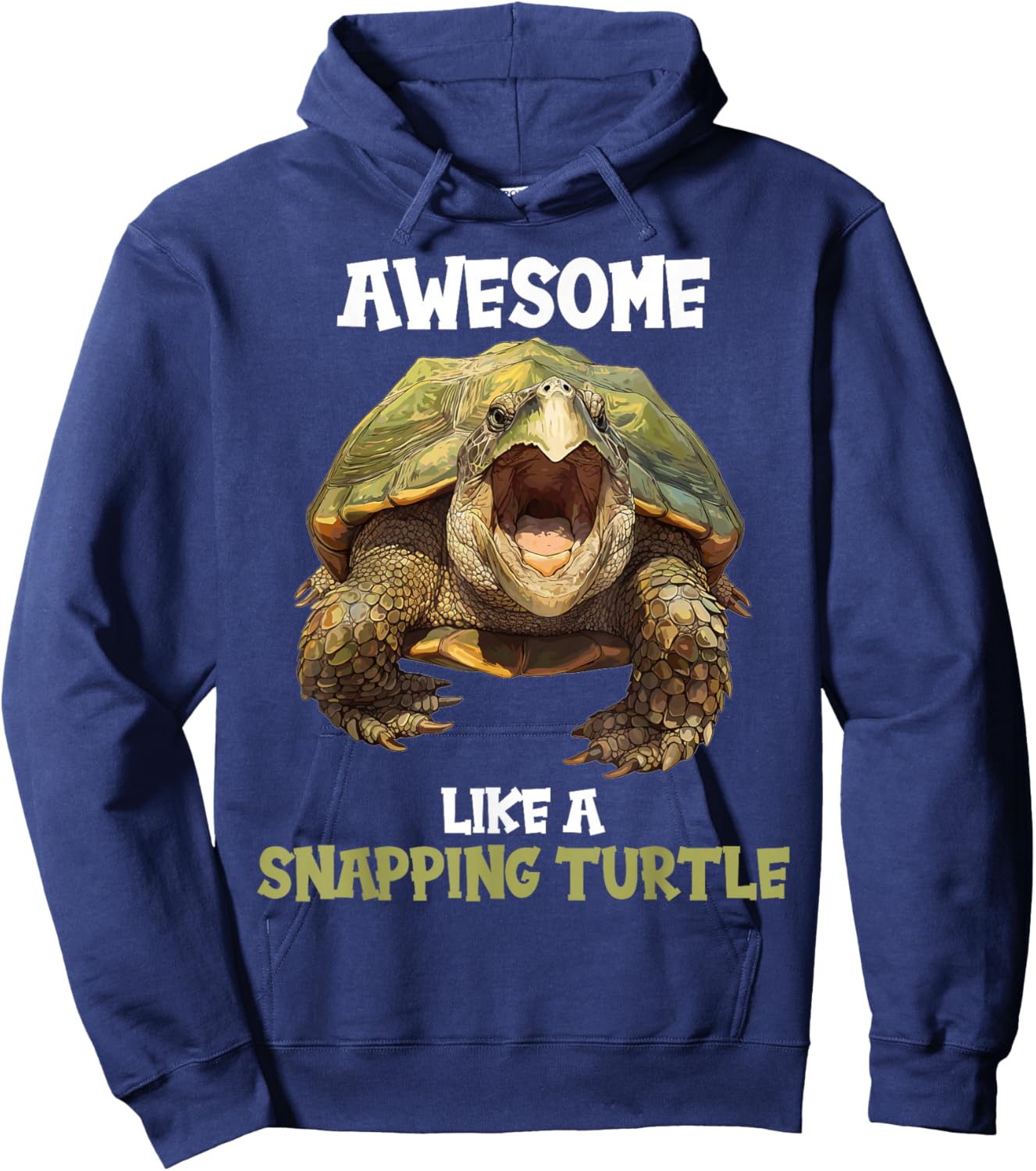 Awesome like a Snapping Turtle. Snapping Turtle Hoodie - Hoodie | Navy