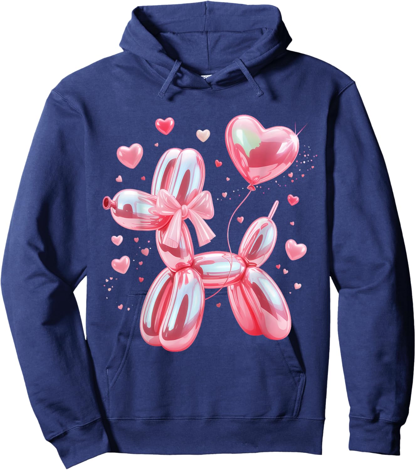 Ballon d'artiste en Forme de Chien Hoodie - Hoodie | Navy