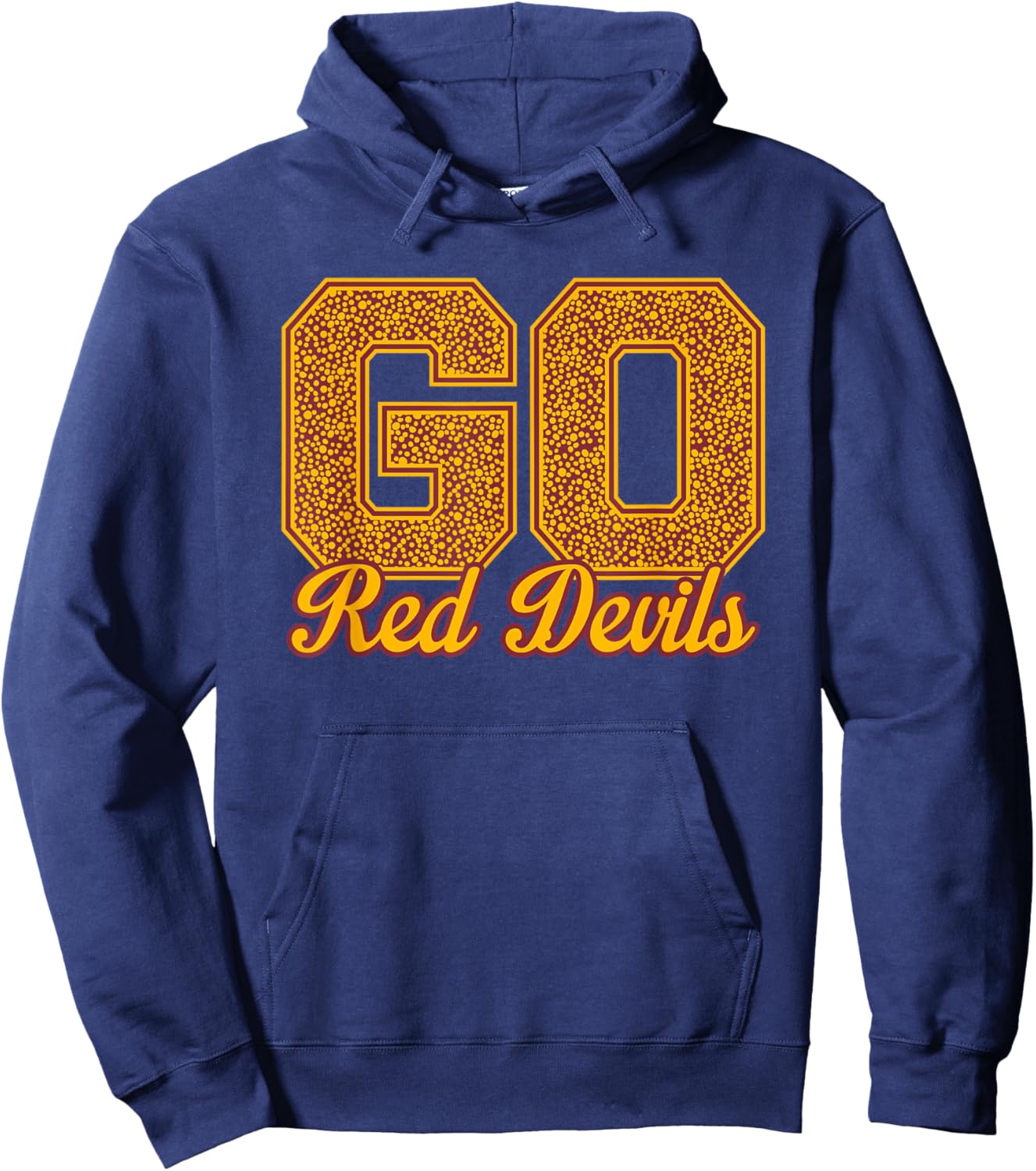 Russell Red Devils GO! School Pride Hoodie - Hoodie | Navy