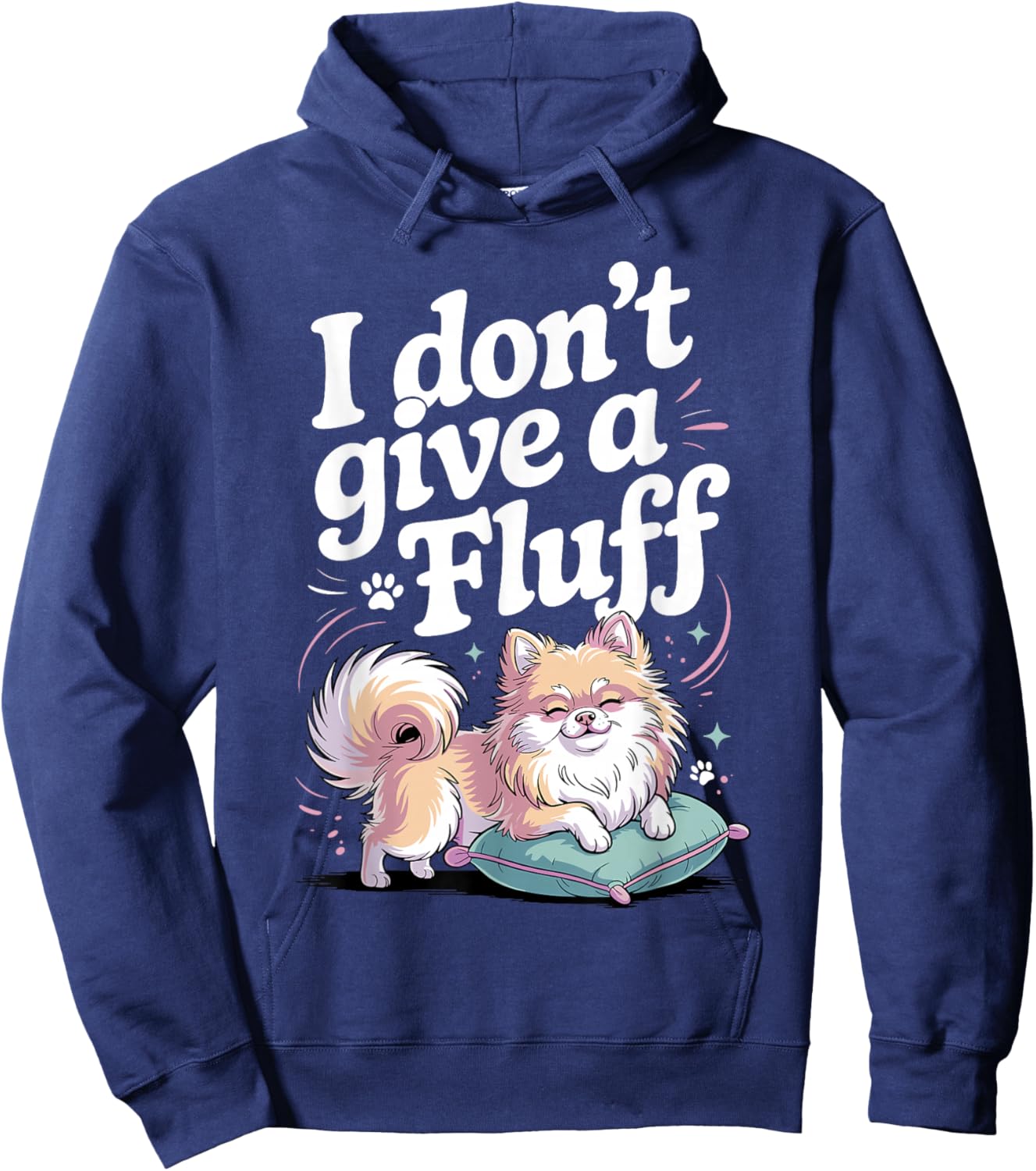 Cool Pomeranian Art Women Pomeranian Dog Lover Hoodie - Hoodie | Navy