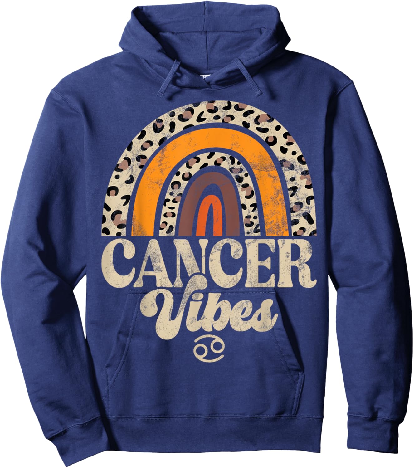 Cancer Vibes Cancer Zodiac Hoodie - Hoodie | Navy
