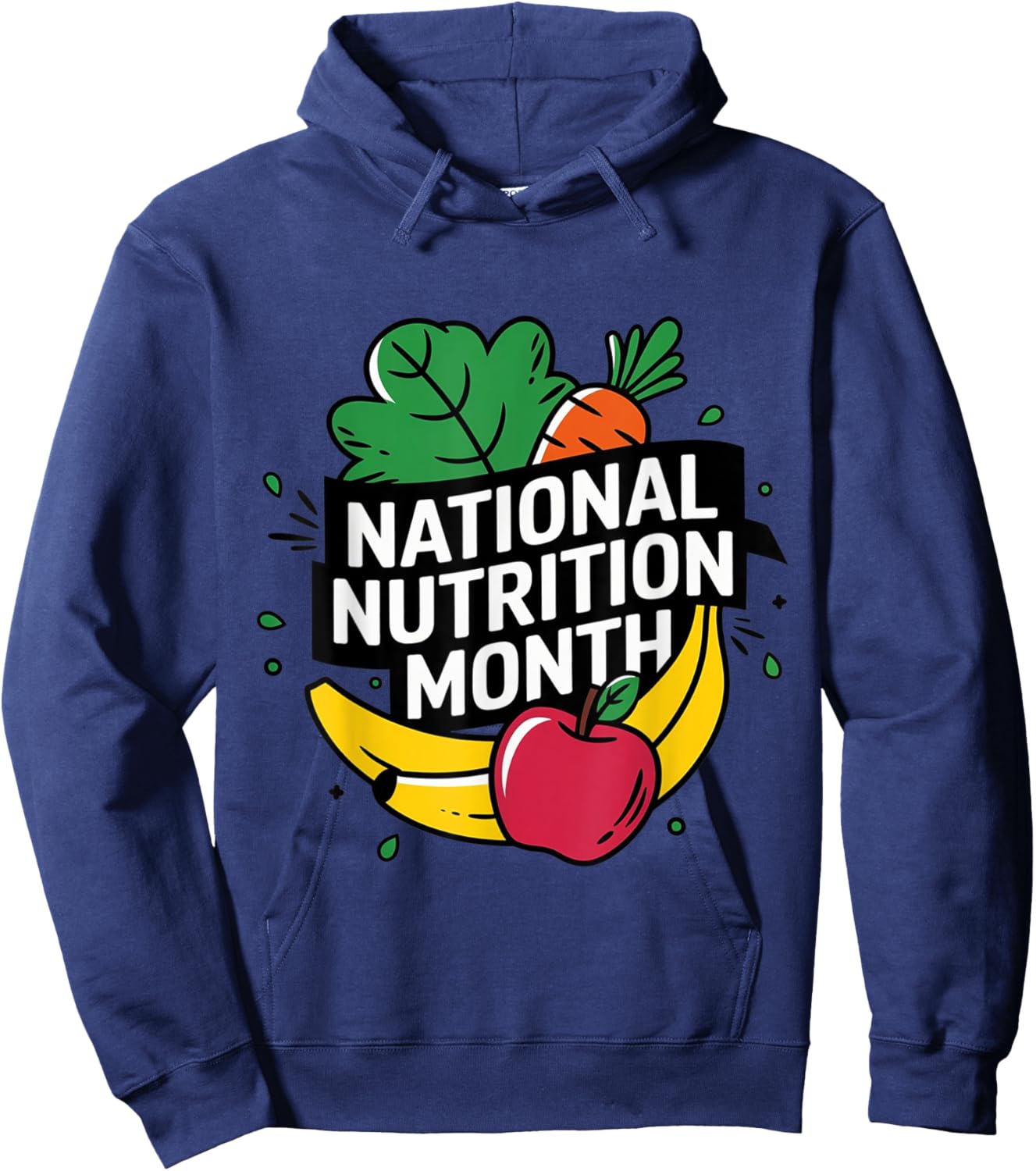 Holistic Nutritionist National Nutrition Month Hoodie - Hoodie | Navy