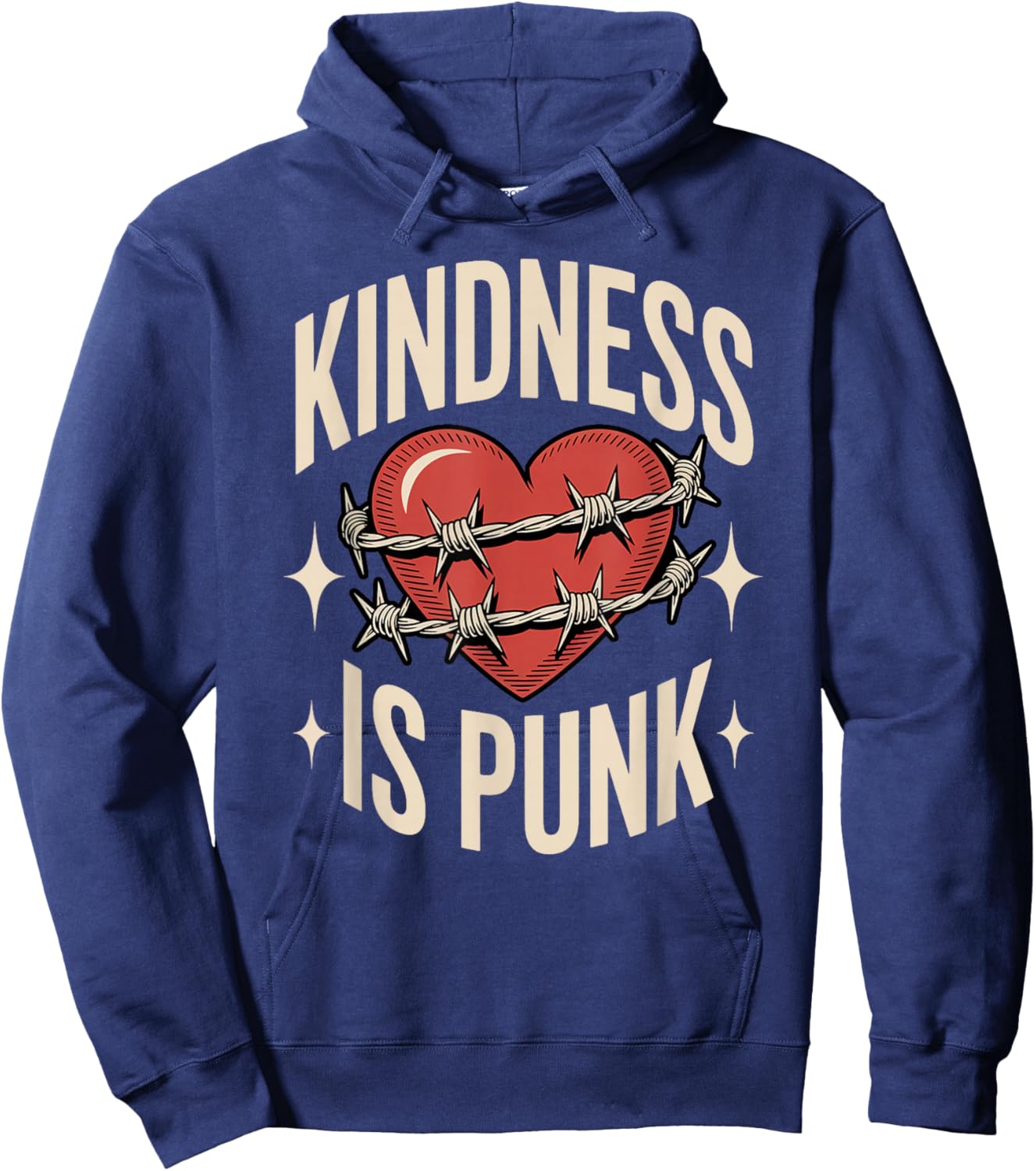 Kindness is Punk Hoodie - Hoodie | Navy