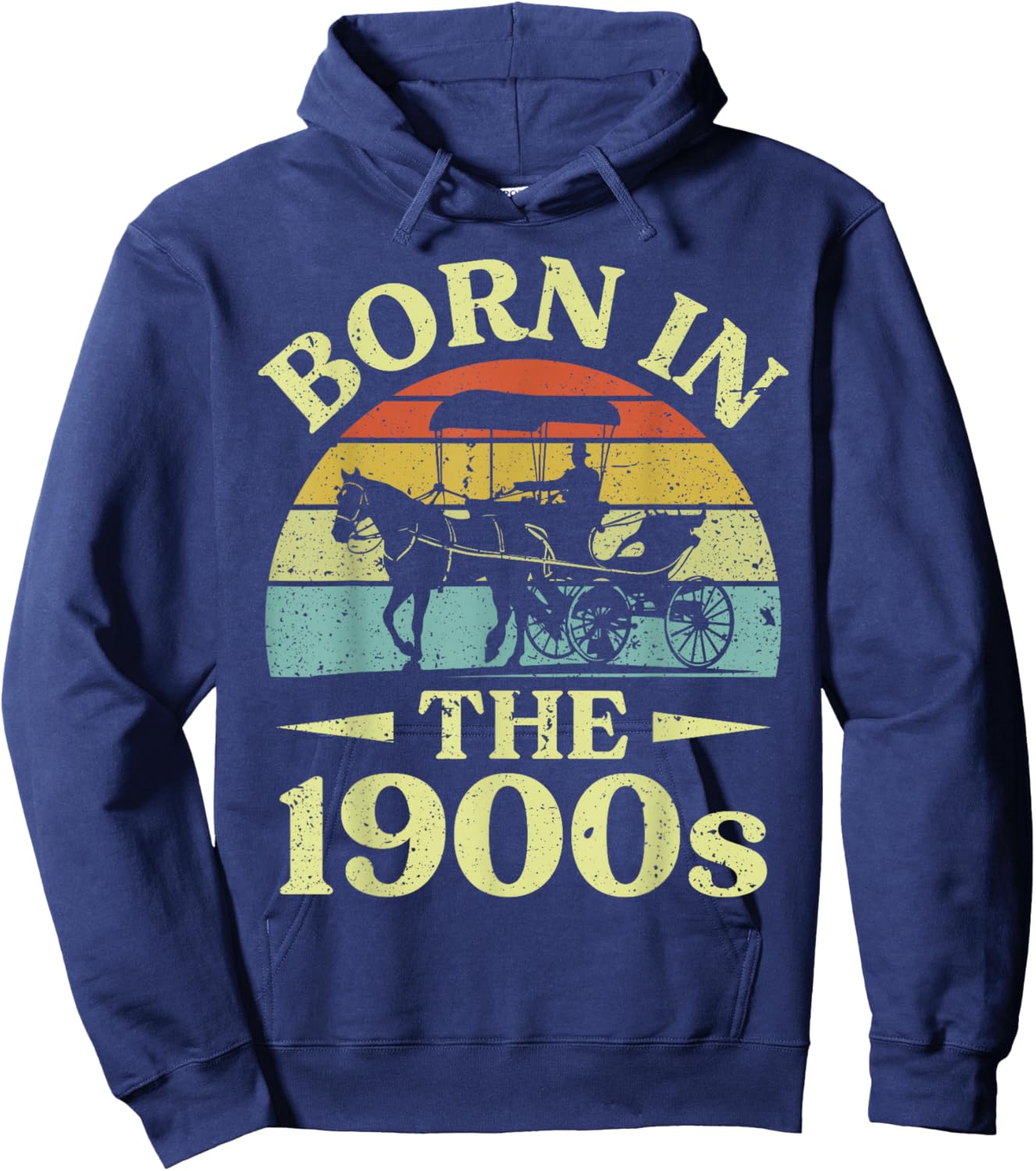 Born in The 1900s Funny Birthday Hoodie - Hoodie | Navy