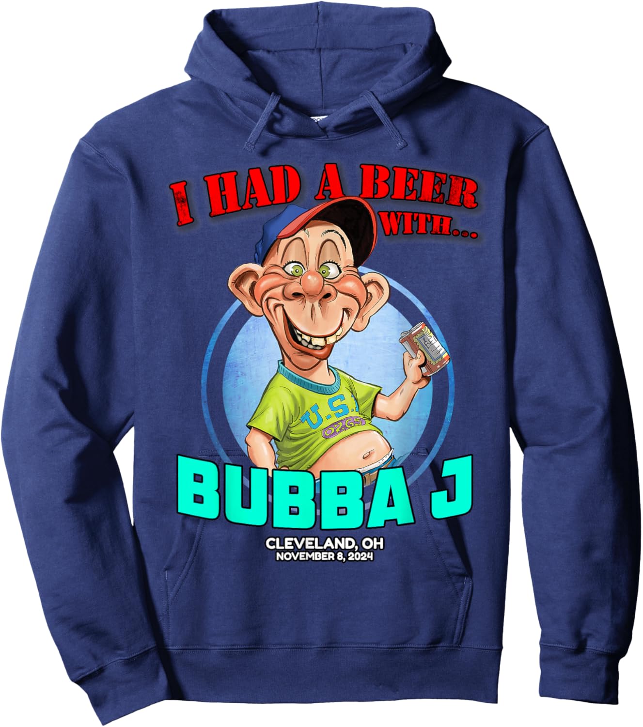 Bubba J Cleveland, OH (2024) Hoodie - Hoodie | Navy