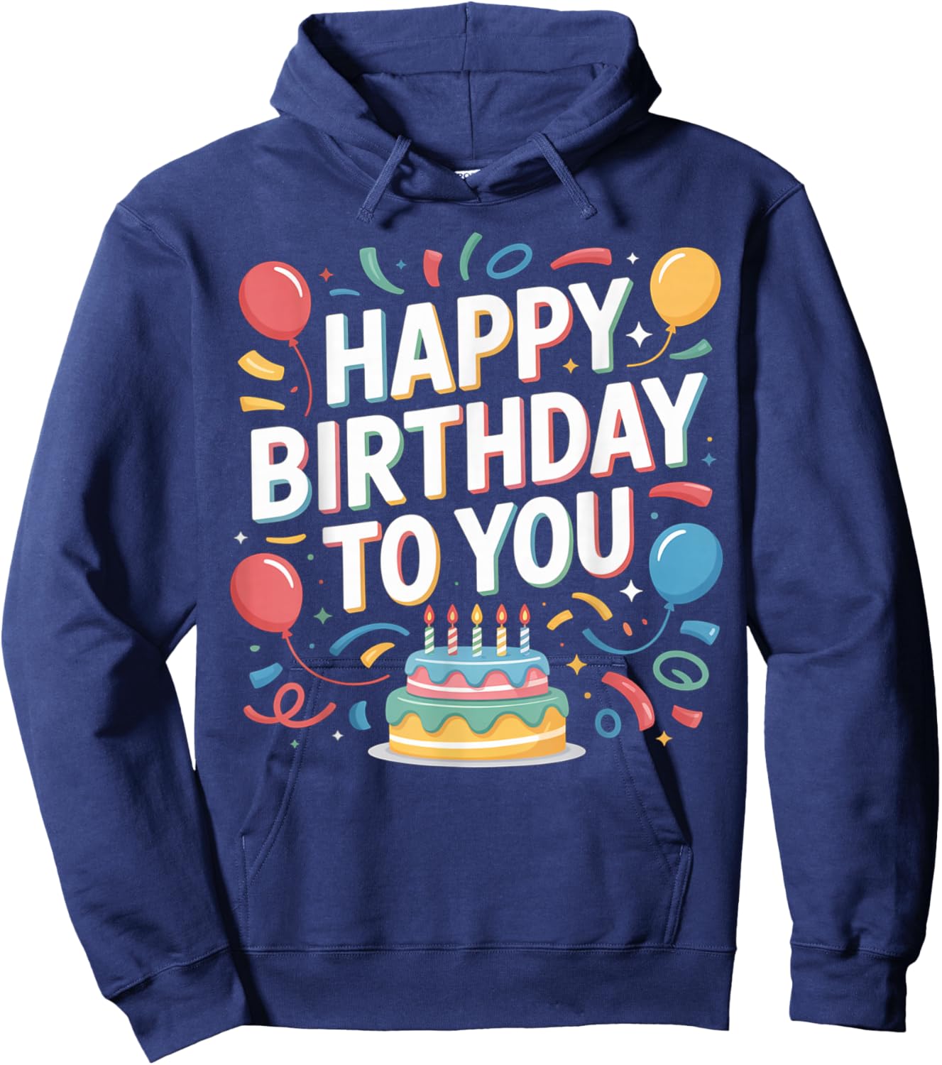 Happy Birthday to You Women Boys Girls Kids Hoodie - Hoodie | Navy