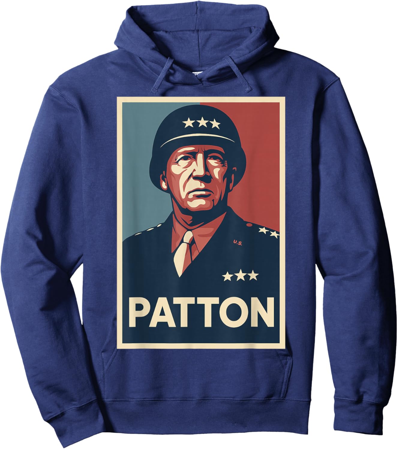 George S. Patton Hoodie - Hoodie | Navy