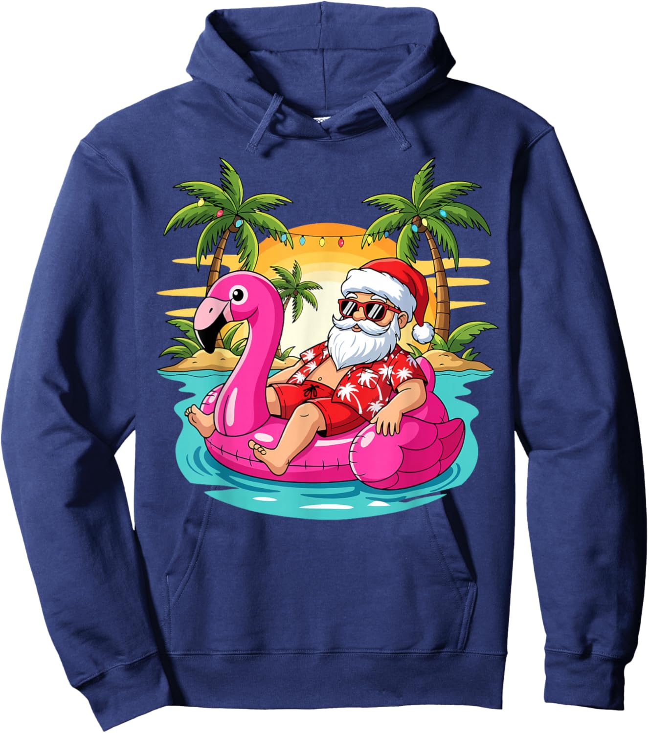 Amazing Xmas Christmas July Summer Design Hoodie - Hoodie | Navy