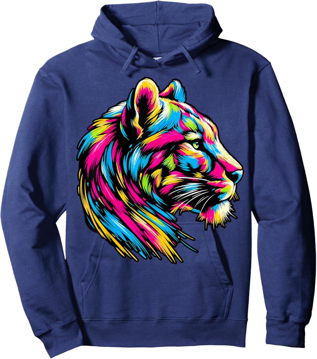 Colorful Puma Hoodie - Hoodie | Navy