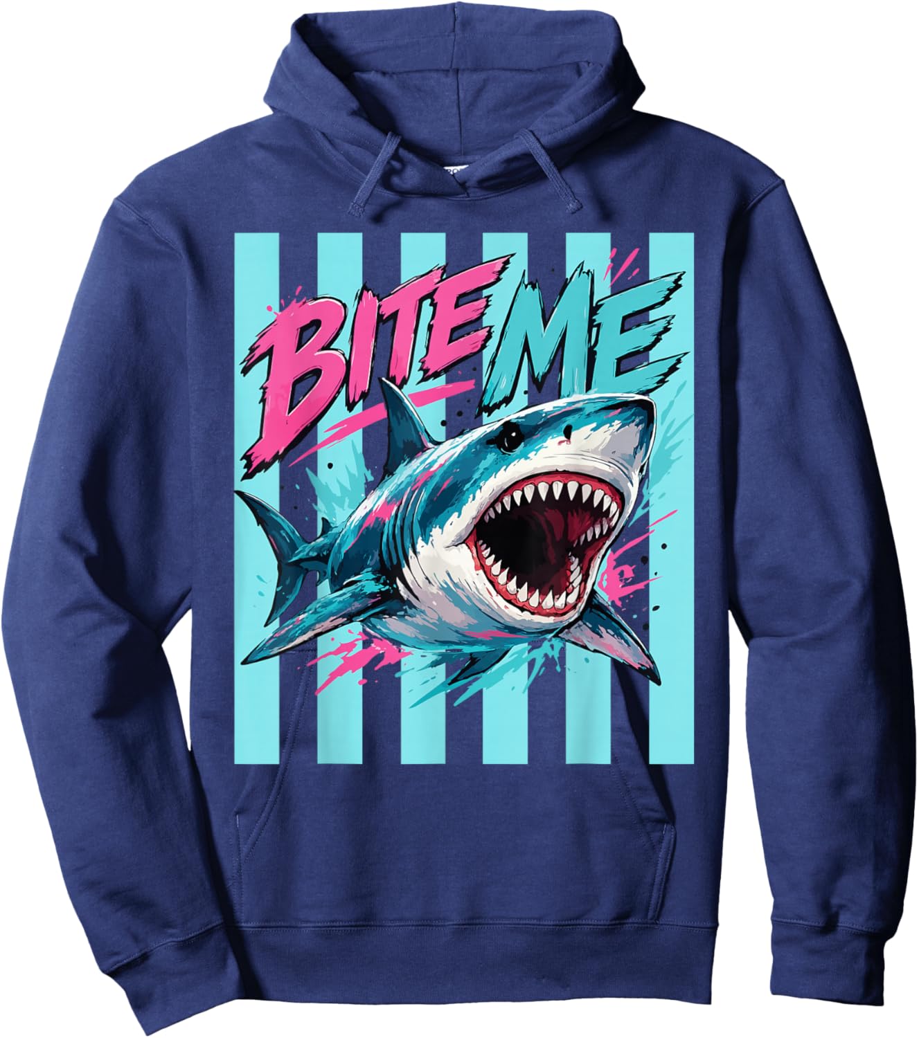 T-Shirt Hoodie - Hoodie | Navy