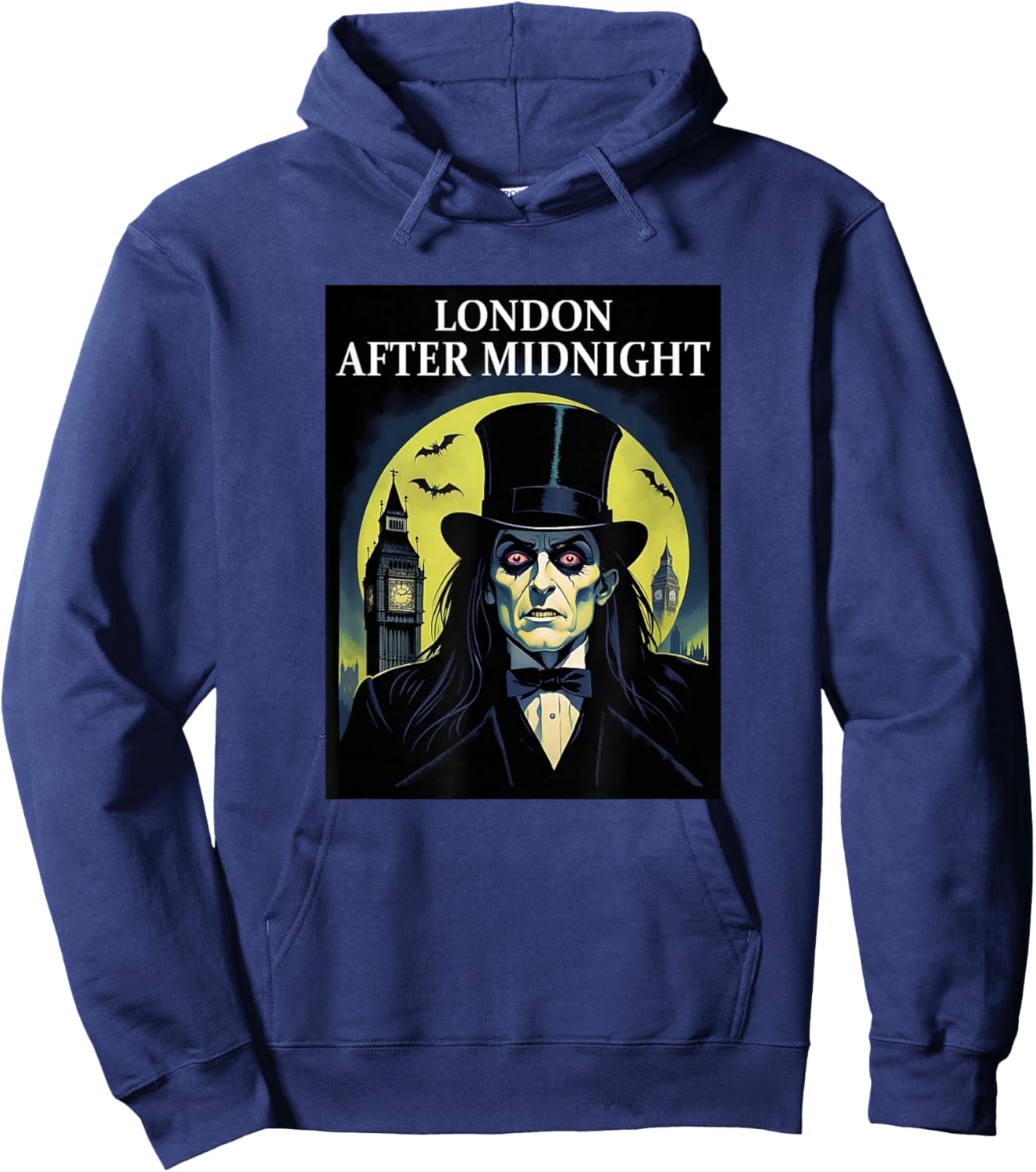 London After Midnight Artwork Hoodie - Hoodie | Navy