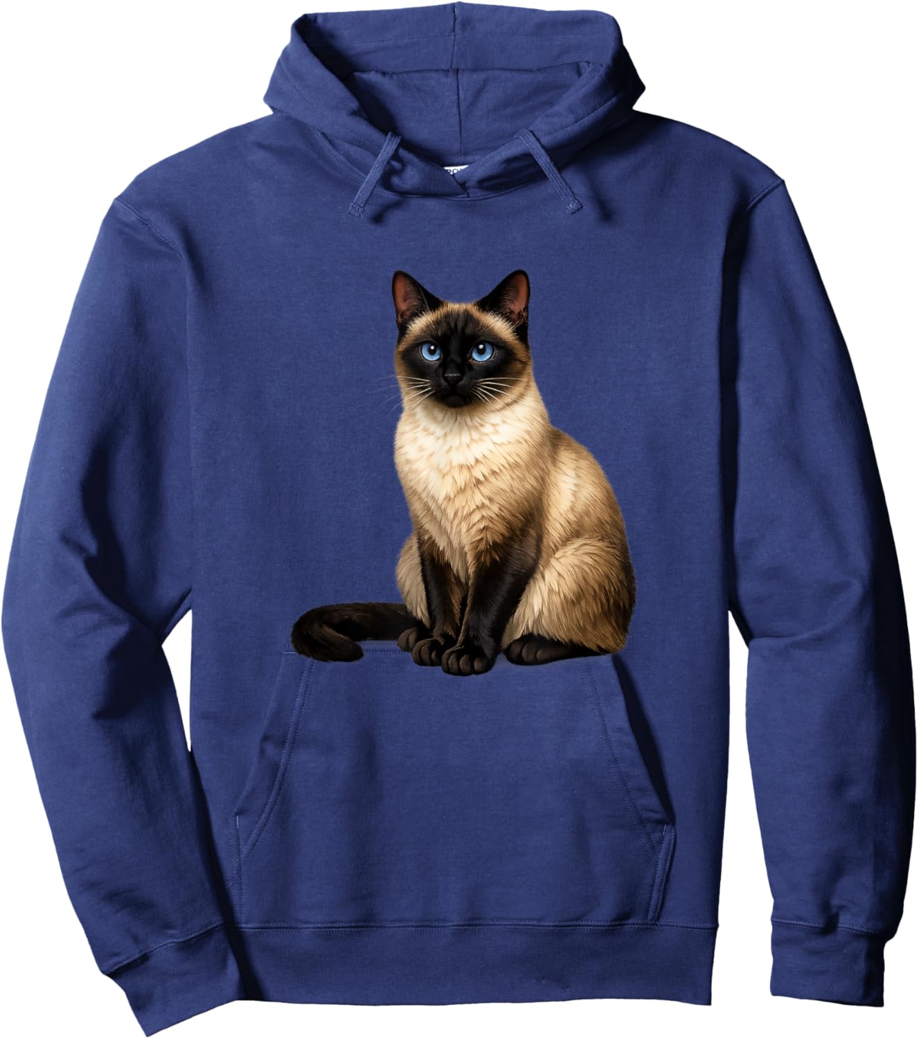 Siamese Cat Beautiful Siamese Cat Breed Hoodie - Hoodie | Navy