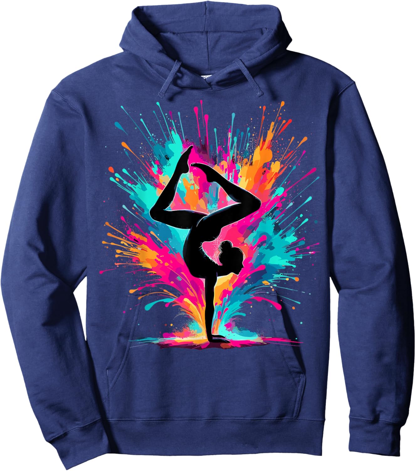 Gymnastics Colorful Gymnast Lover Hoodie - Hoodie | Navy