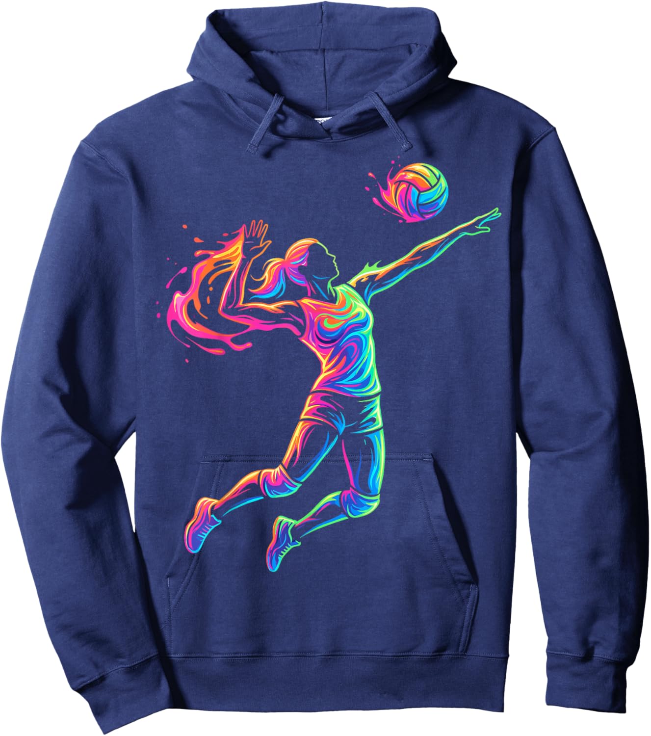 Joueur de Volleyball Femme Enfant et Fille Hoodie - Hoodie | Navy
