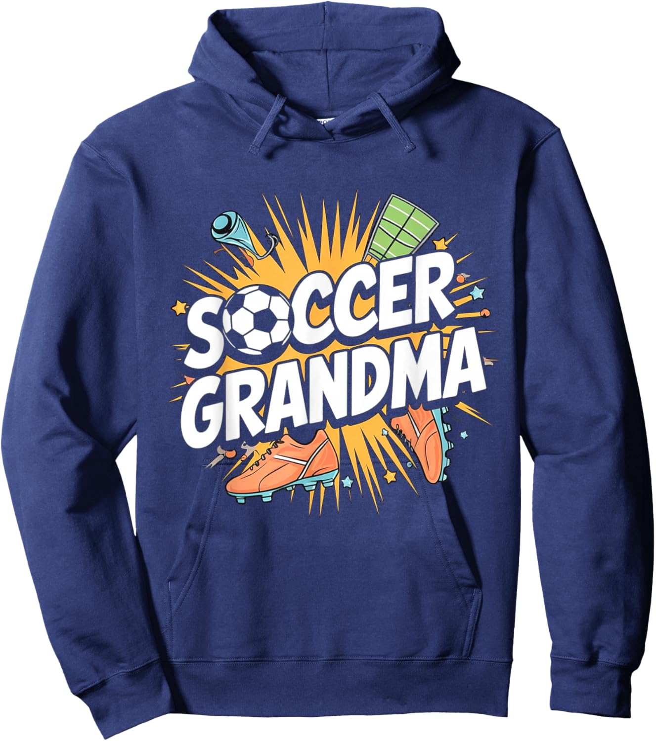 Soccer Grandma Grandmother Soccer Player Hoodie - Hoodie | Navy