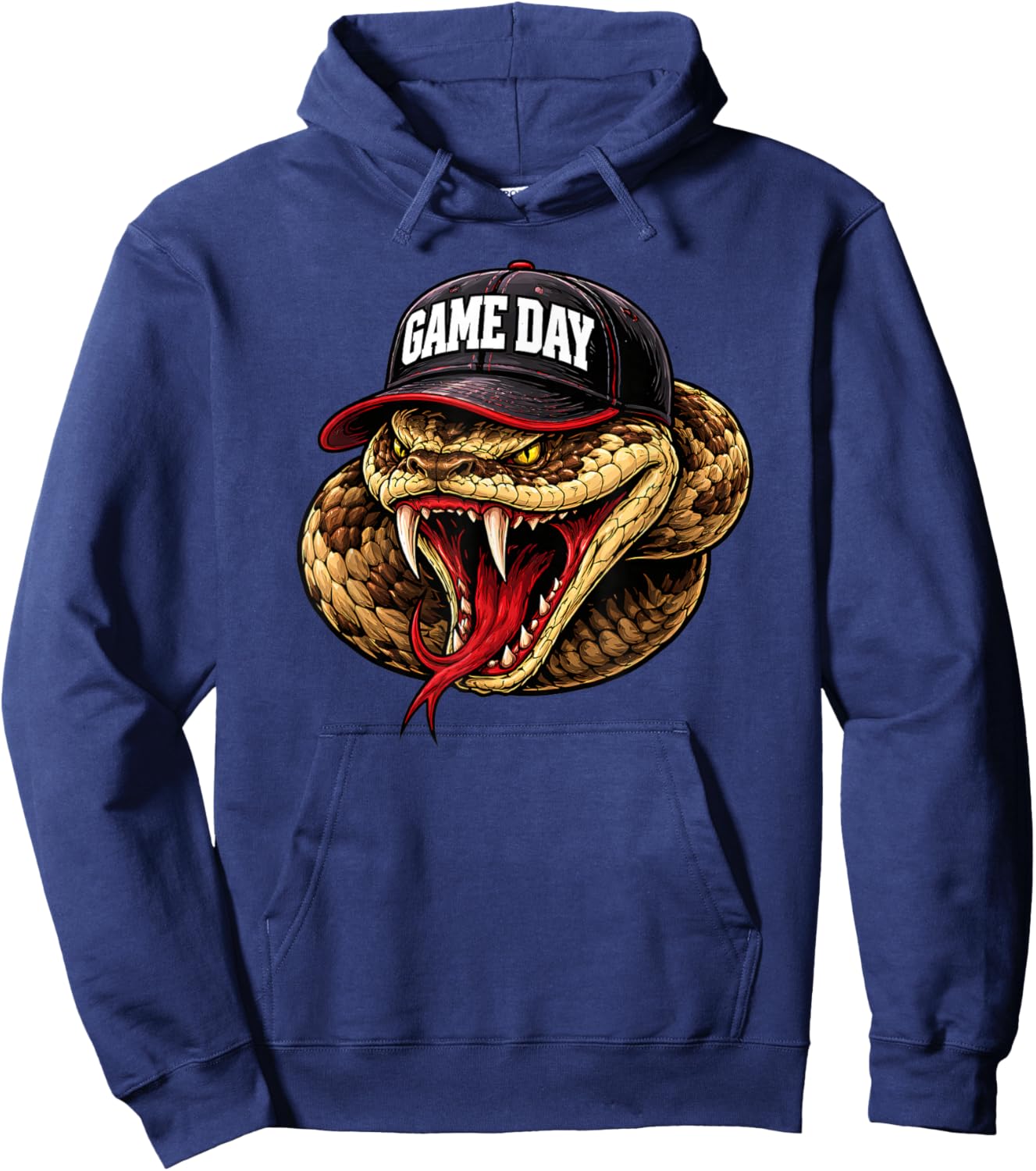 Diamondback Snake Women Boys Girls Kids Hoodie - Hoodie | Navy