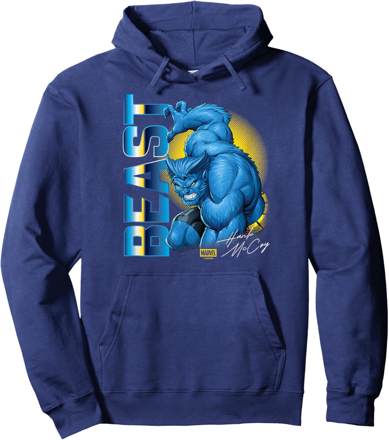 X-Men - Beast Logo Hoodie - Hoodie | Navy