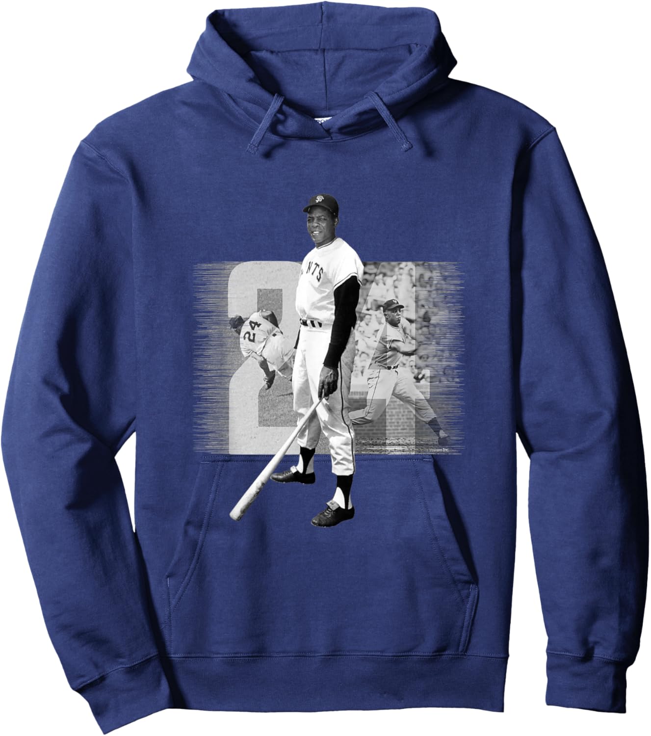 Willie Mays_Baseball_020 Hoodie - Hoodie | Navy