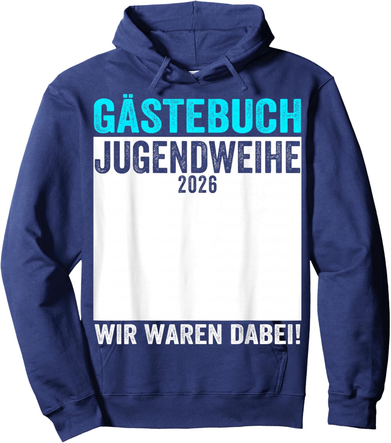 Jugendweihe 2026 Guest Book "Wir Waren Dabei " Hoodie - Hoodie | Navy