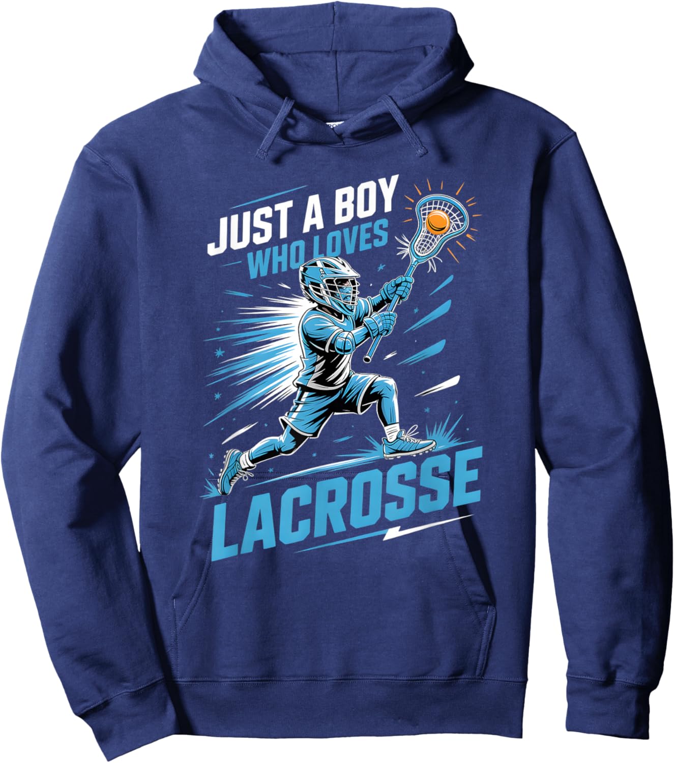 Boys Lacrosse Hoodie - Hoodie | Navy