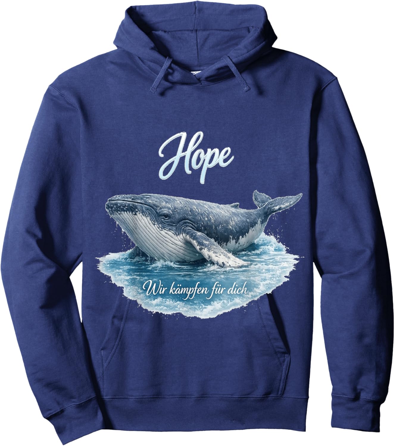 T-Shirt Hoodie - Hoodie | Navy