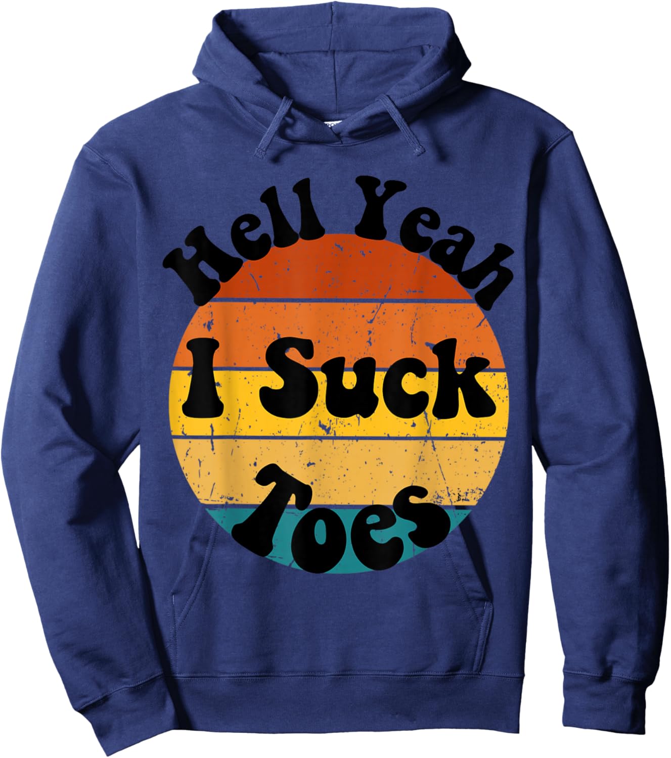 Vintage Foot Fetish Hoodie - Hoodie | Navy