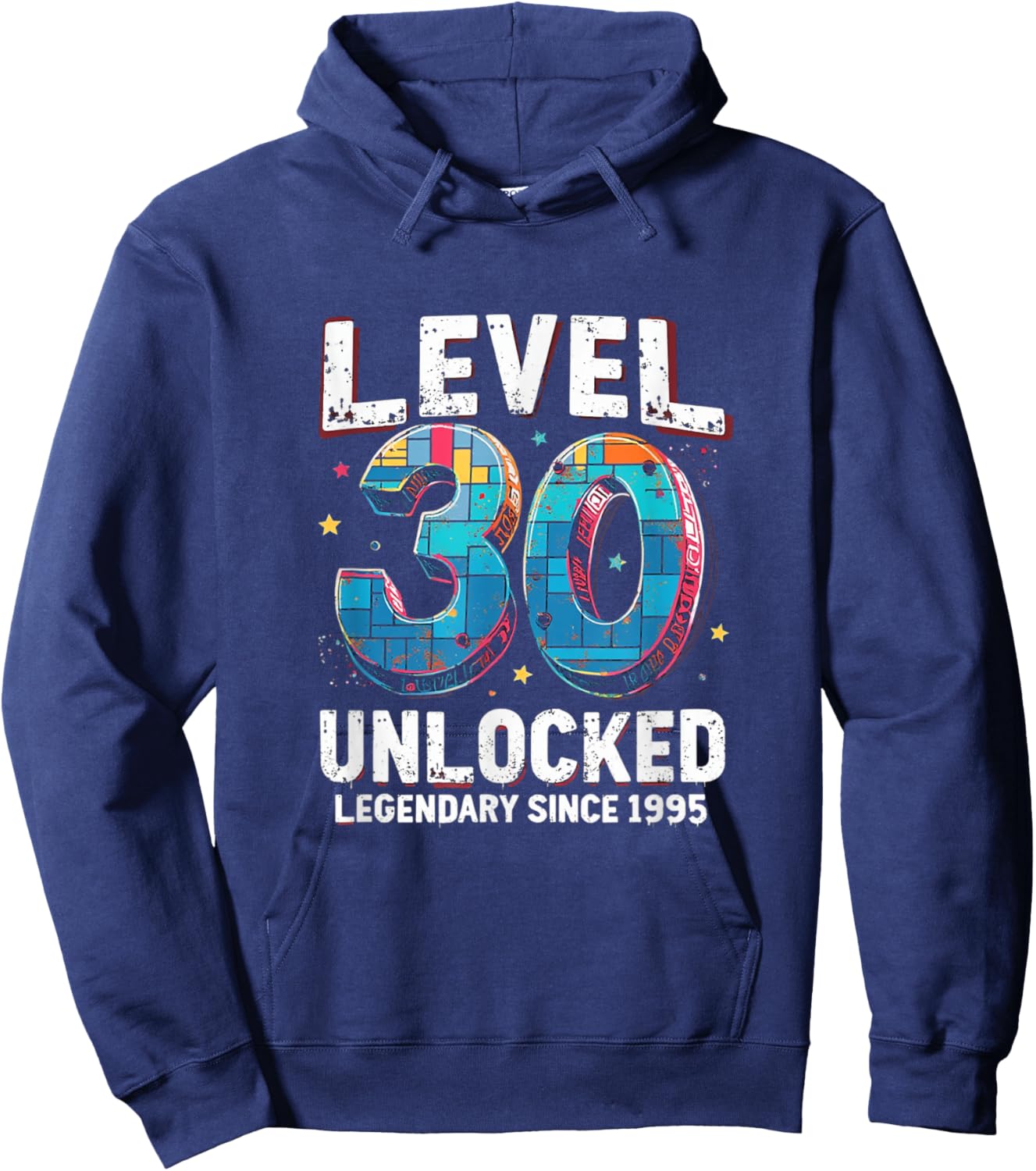 Level 30 Unlocked Legendary Since 1995 Hoodie - Hoodie | Navy