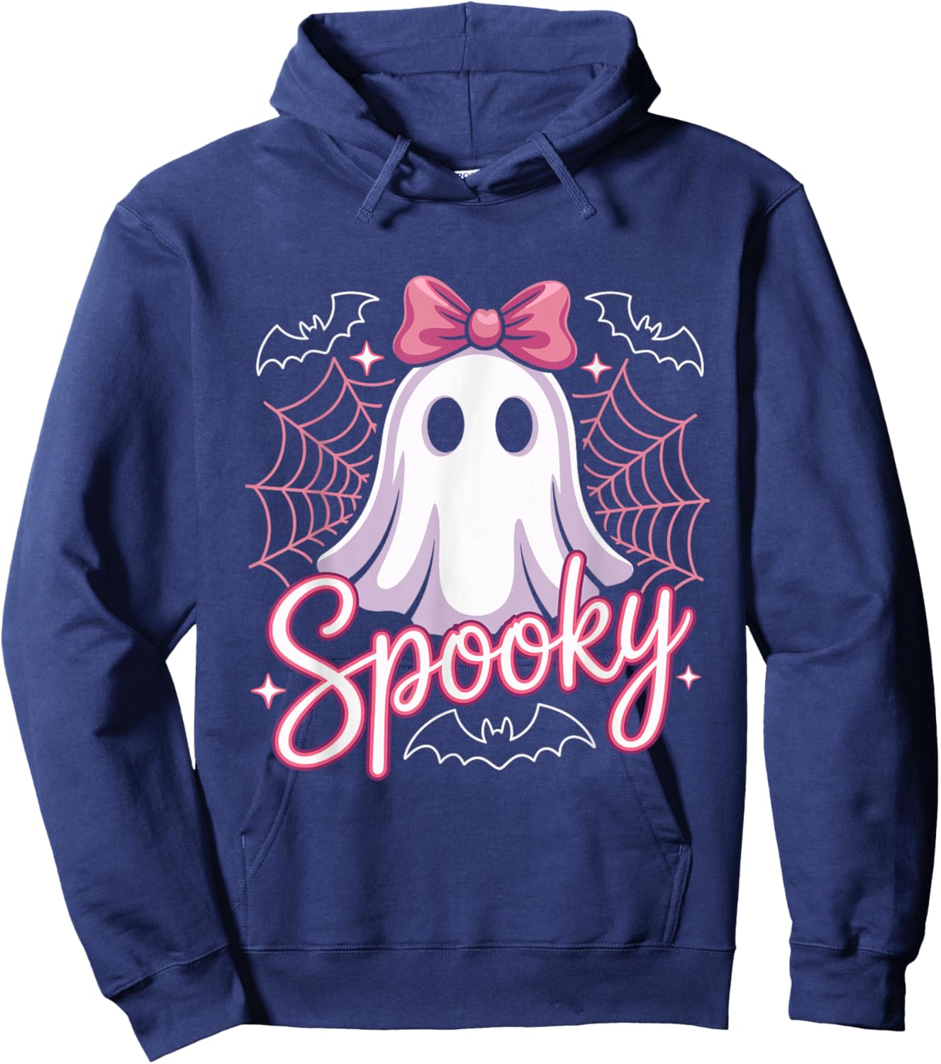 Cute Halloween Spooky Ghost Hoodie - Hoodie | Navy