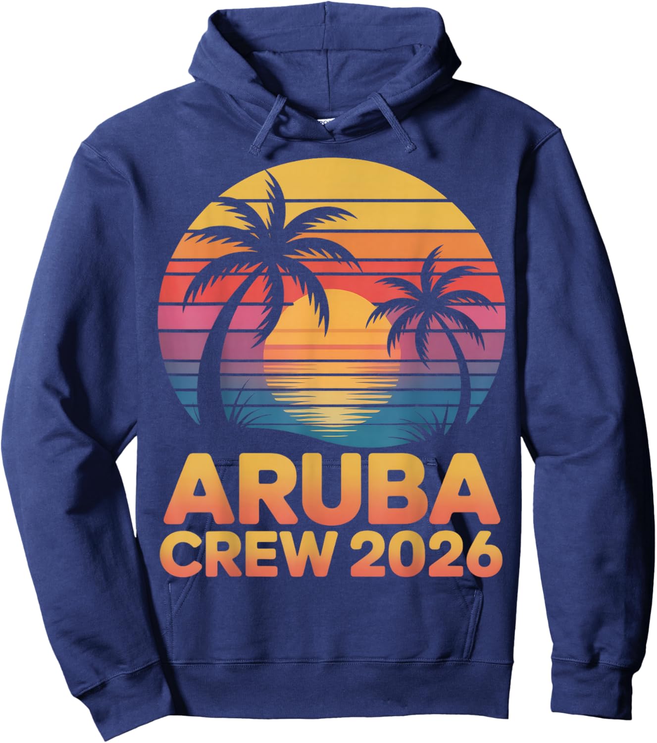 Aruba Crew Caribbean Cruising Vacation 2026 Hoodie - Hoodie | Navy