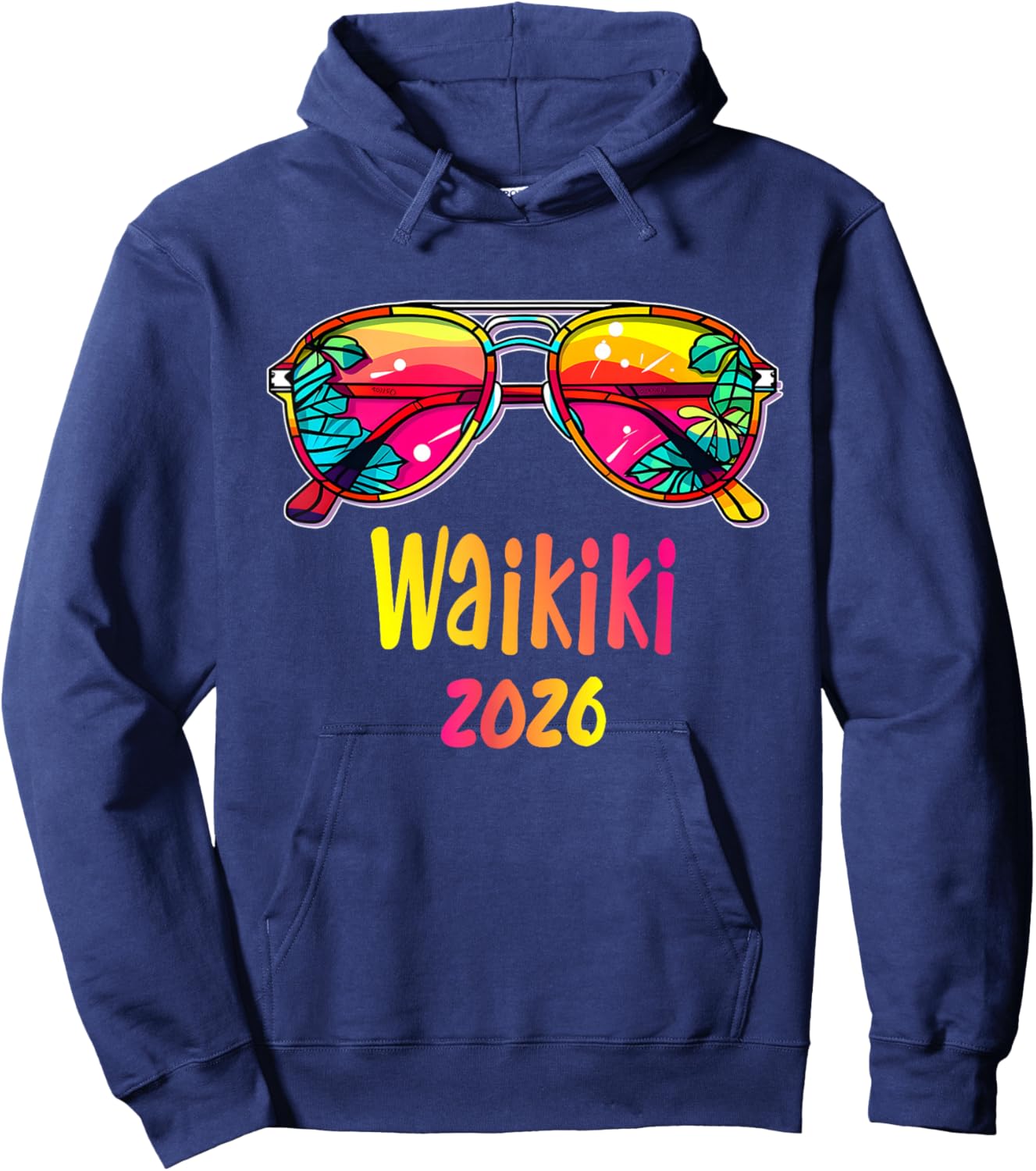 Waikiki Sunglasses 2026 Outfit Waikiki 2026 Hoodie - Hoodie | Navy