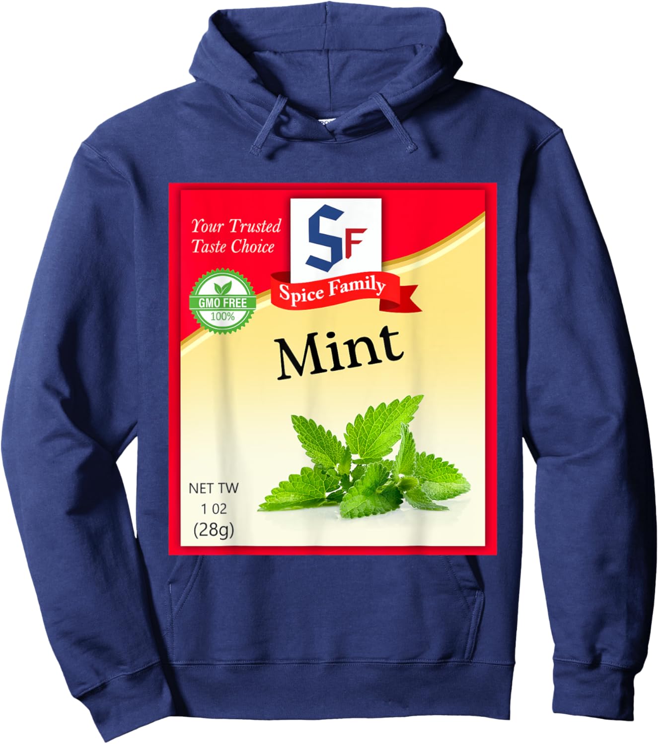 Mint Condiment Costume Holiday Spice Costumes Hoodie - Hoodie | Navy