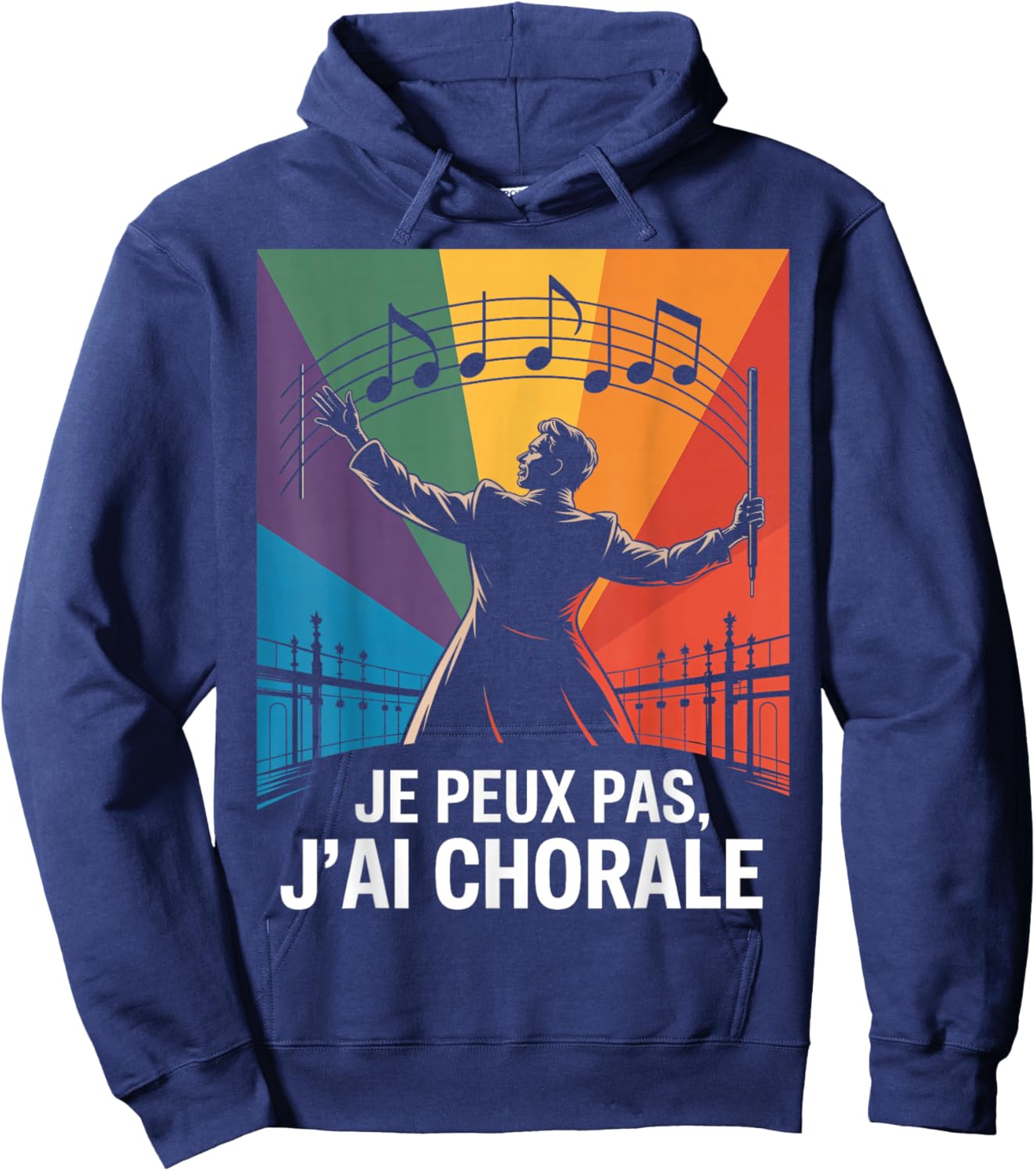 Je Peux Pas, J'AI Choir Hoodie - Hoodie | Navy